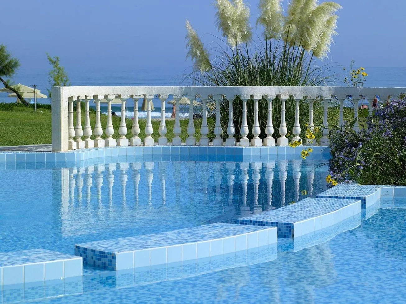 Swimming pool in Orpheas Resort Hotel (Adults Only)