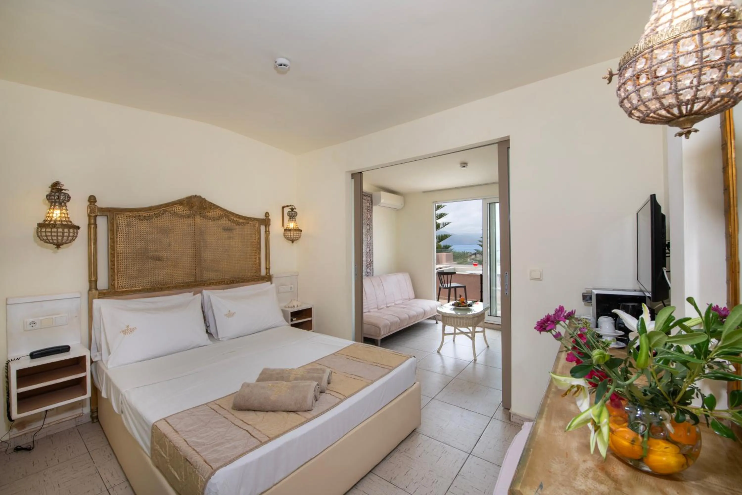 Bedroom, Bed in Orpheas Resort Hotel (Adults Only)