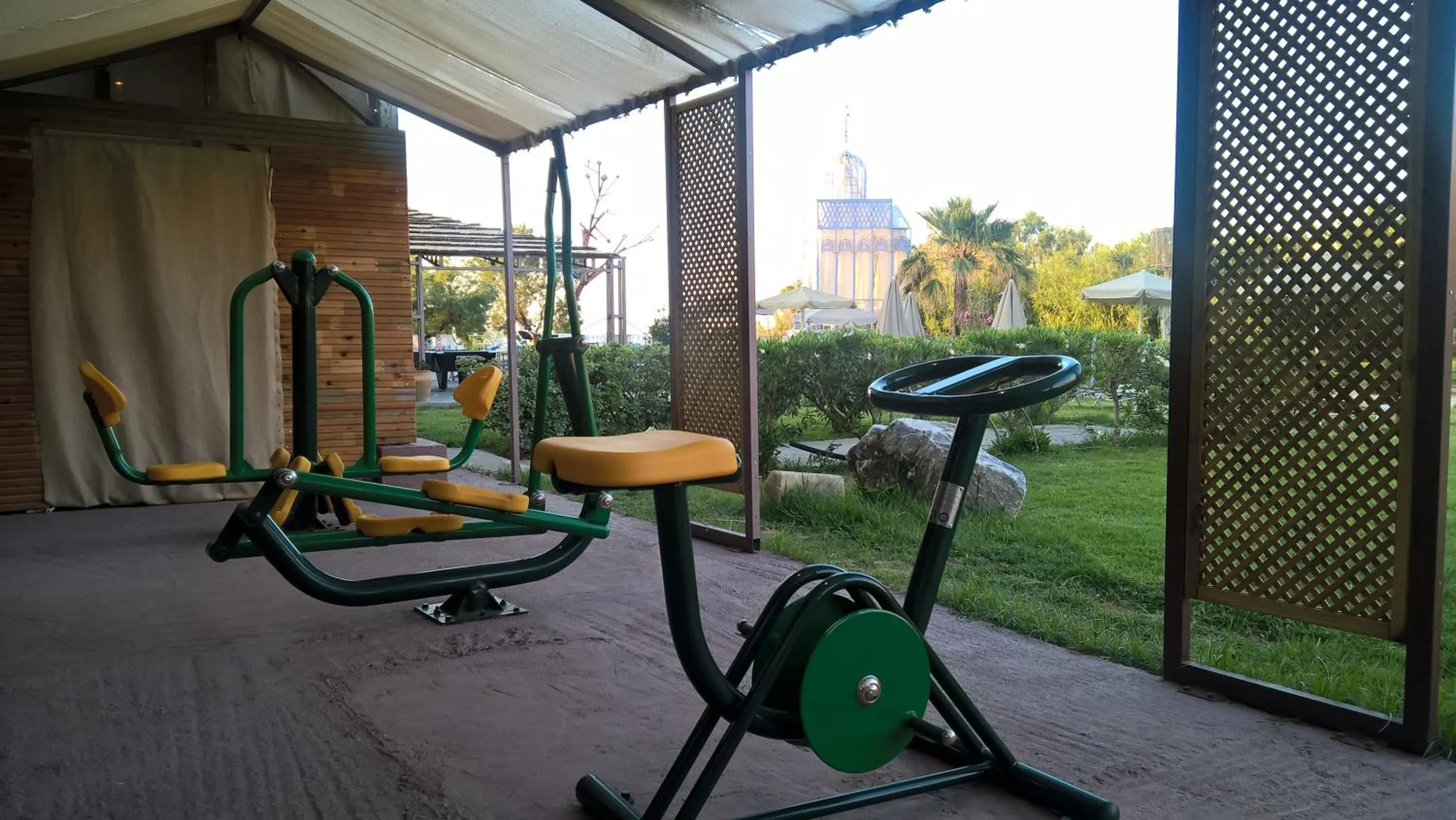 Fitness centre/facilities in Orpheas Resort Hotel (Adults Only)