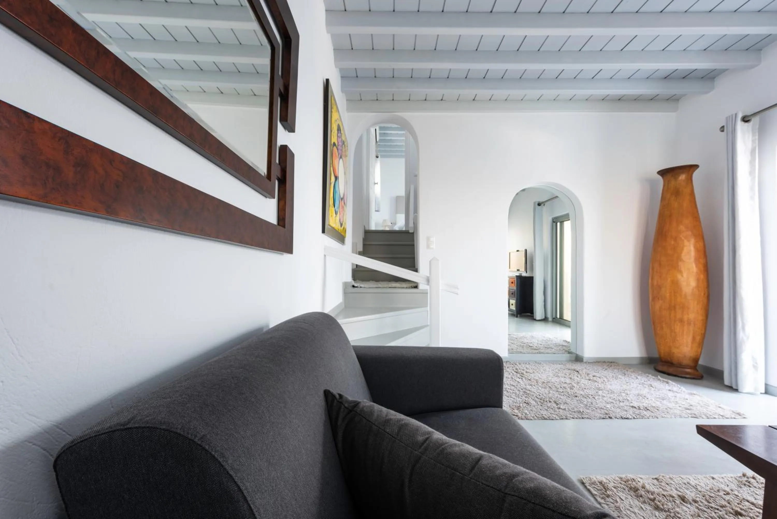 Seating area in Greco Philia Hotel Boutique