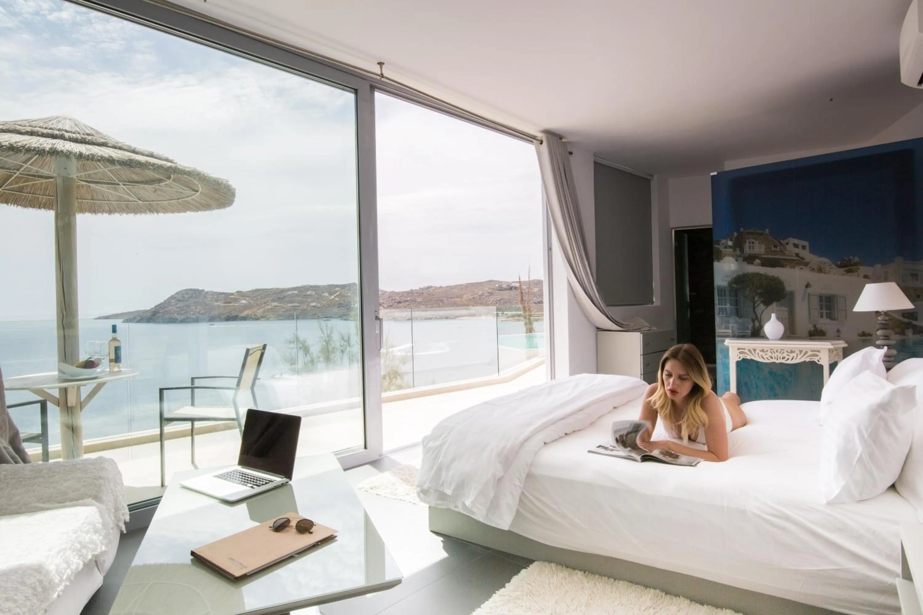 Balcony/Terrace, Bed in Greco Philia Hotel Boutique