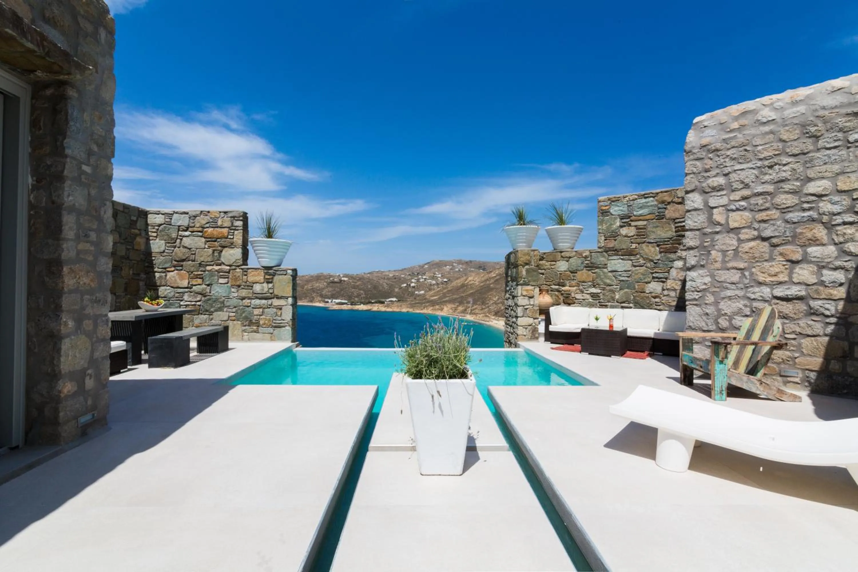 Pool view in Greco Philia Hotel Boutique