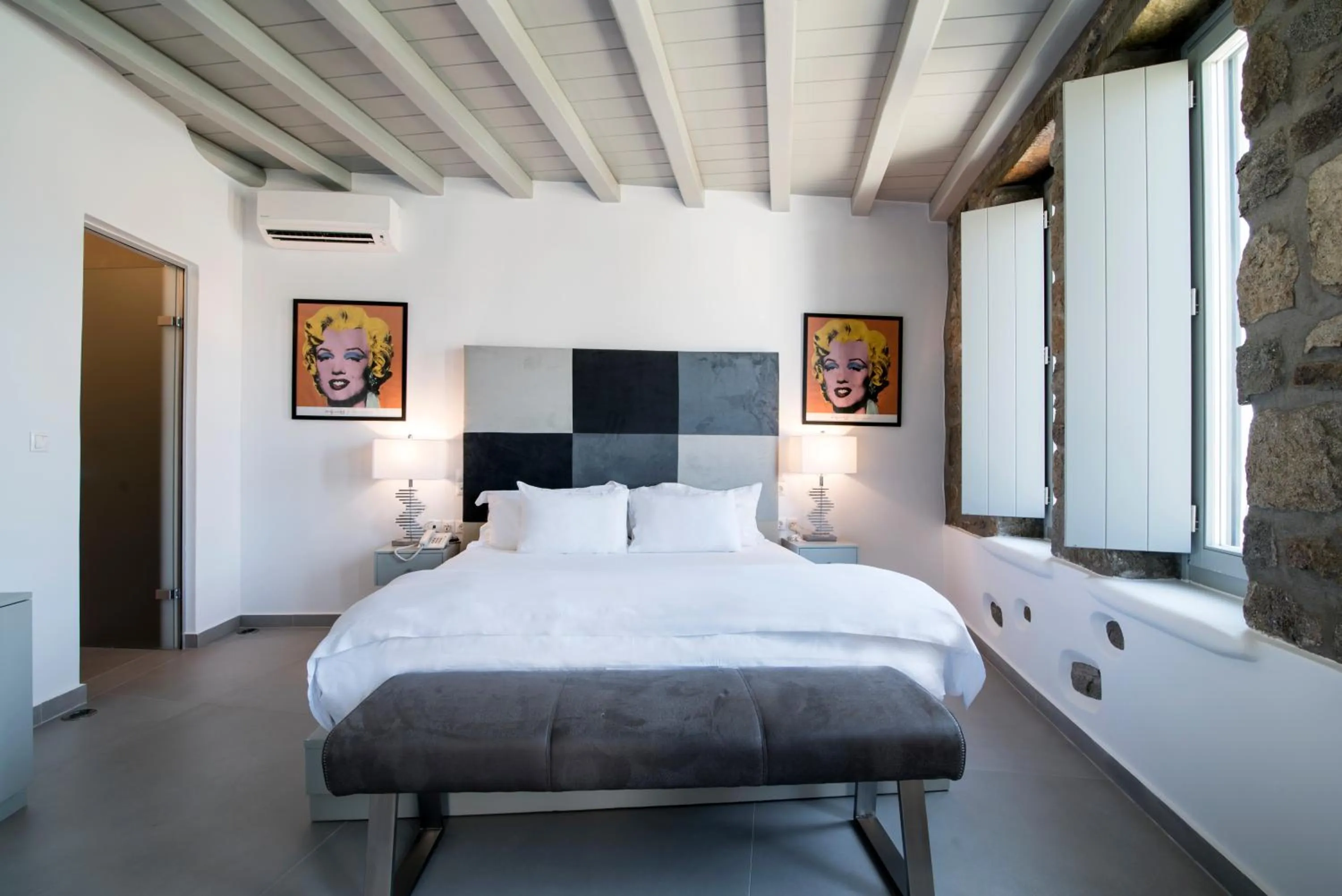 Bed in Greco Philia Hotel Boutique