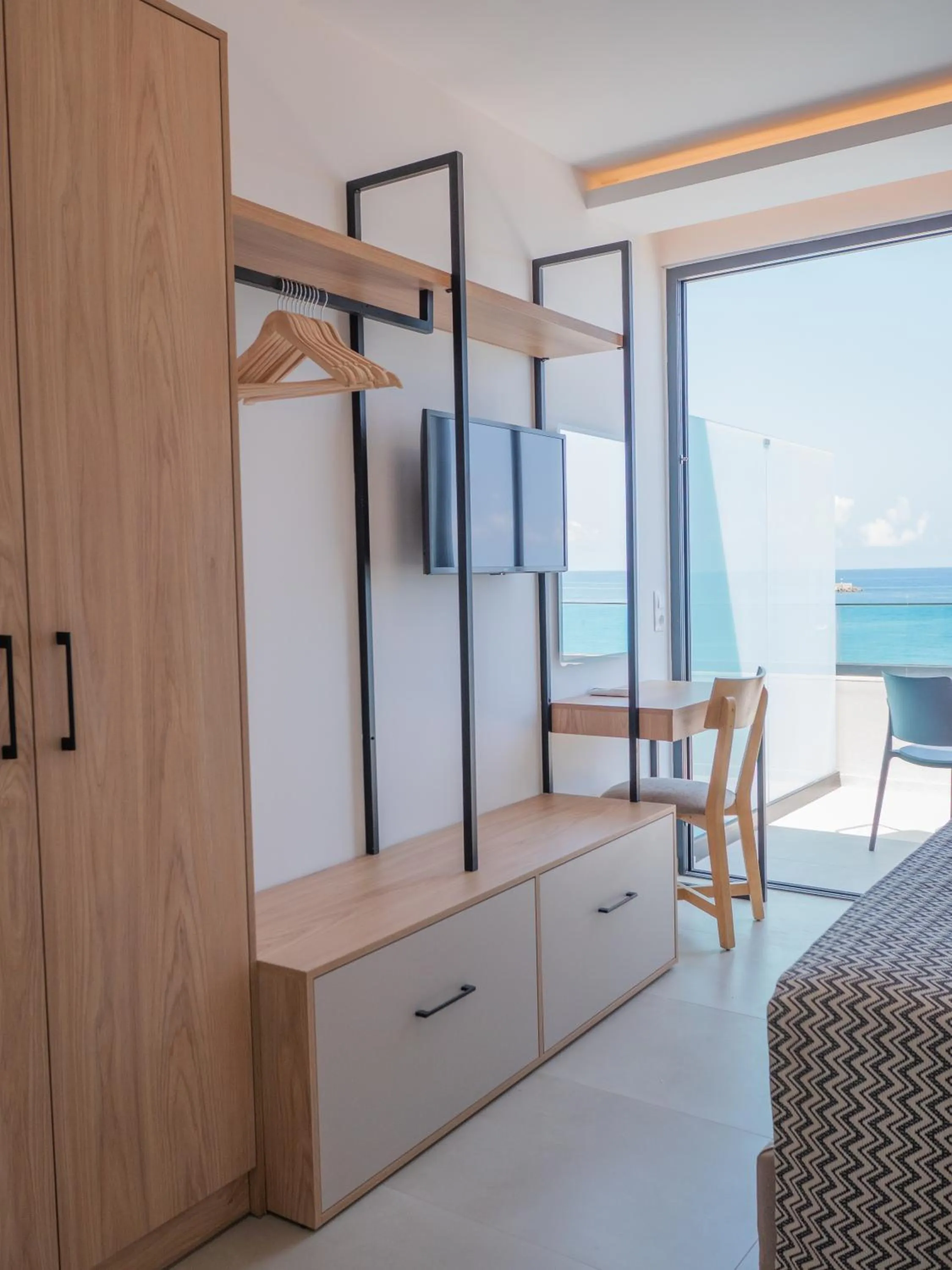 Bed in Poseidon Hotel