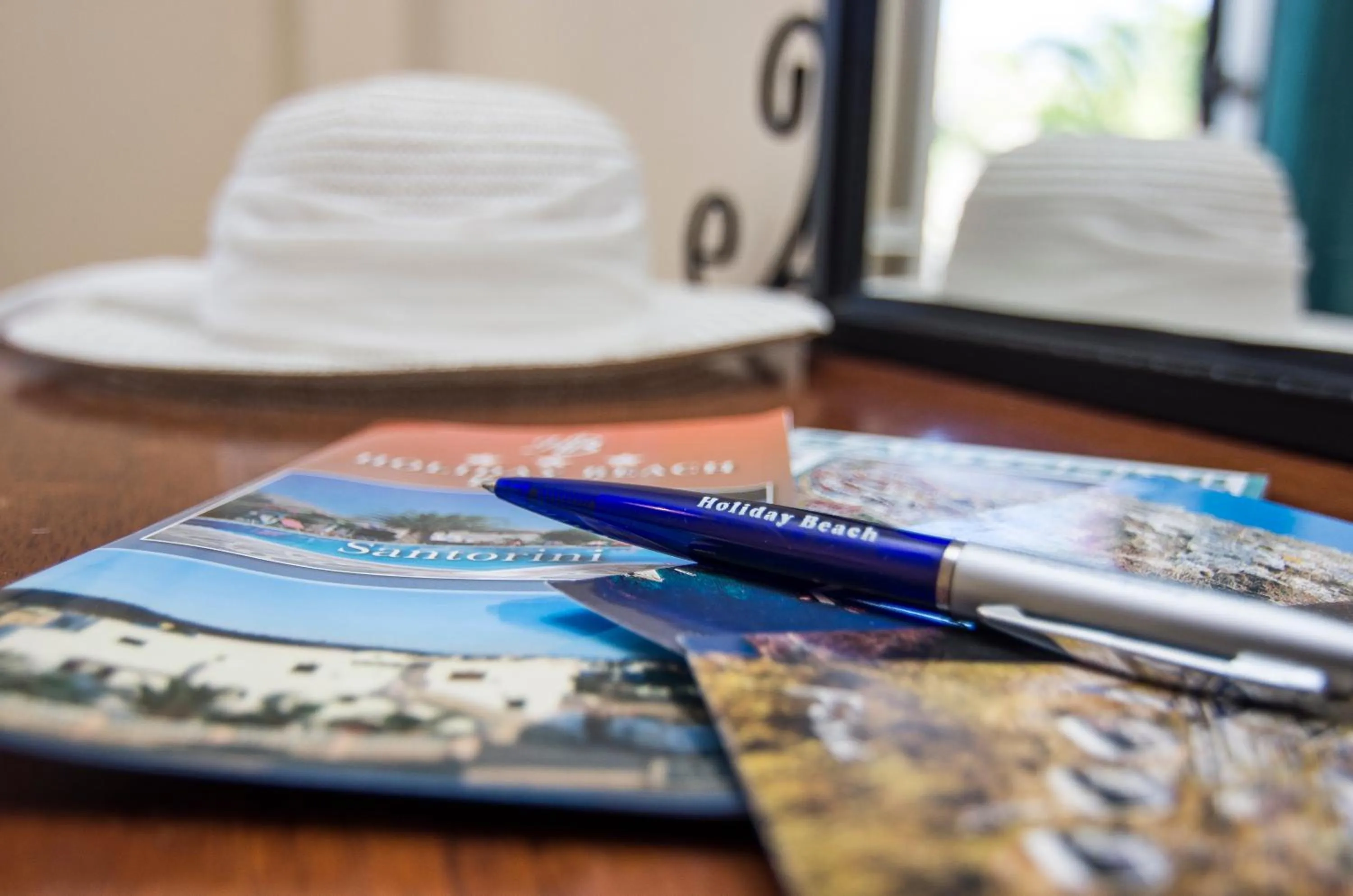 Decorative detail in Holiday Beach Resort Santorini