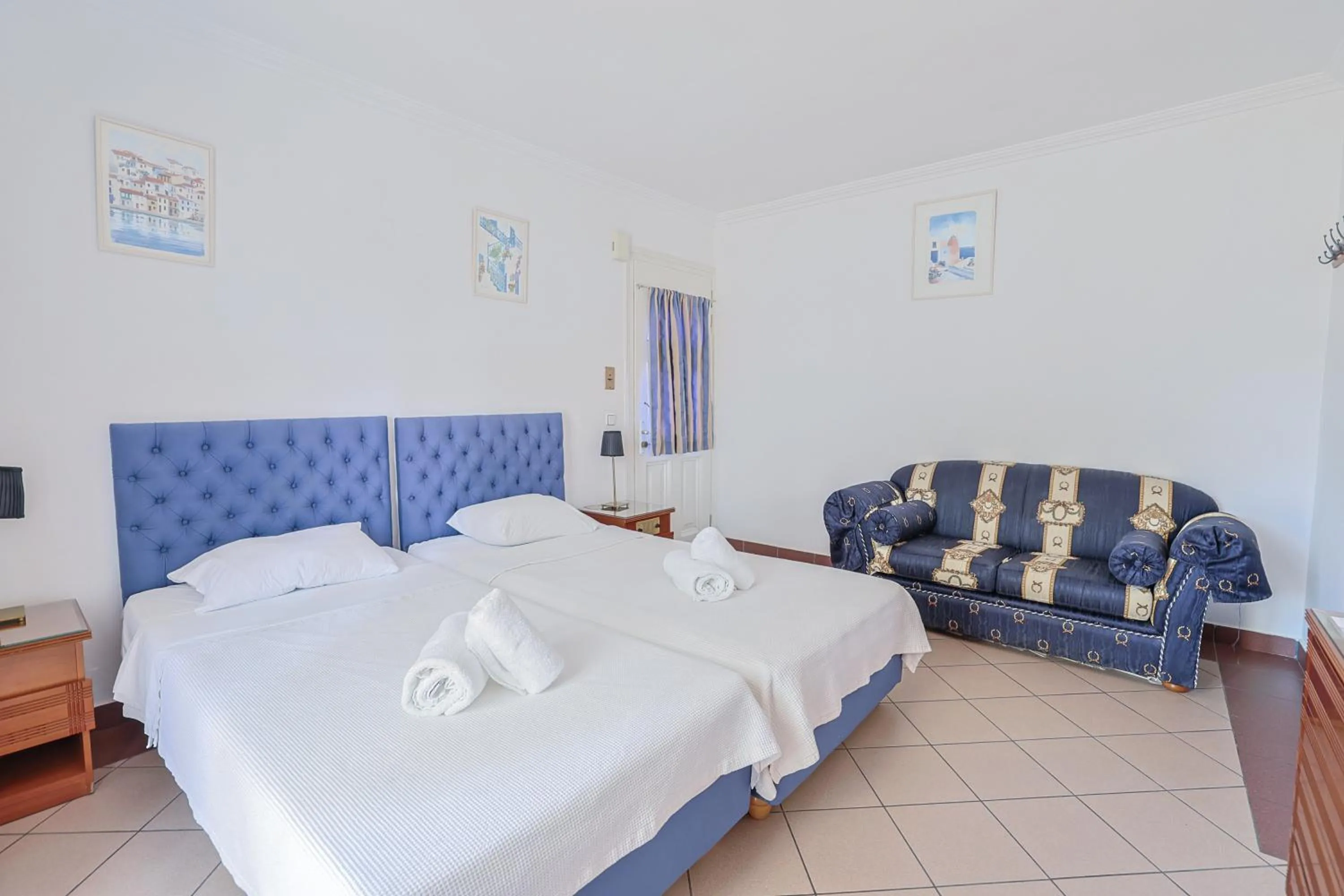 Bed in Kalimera Hotel