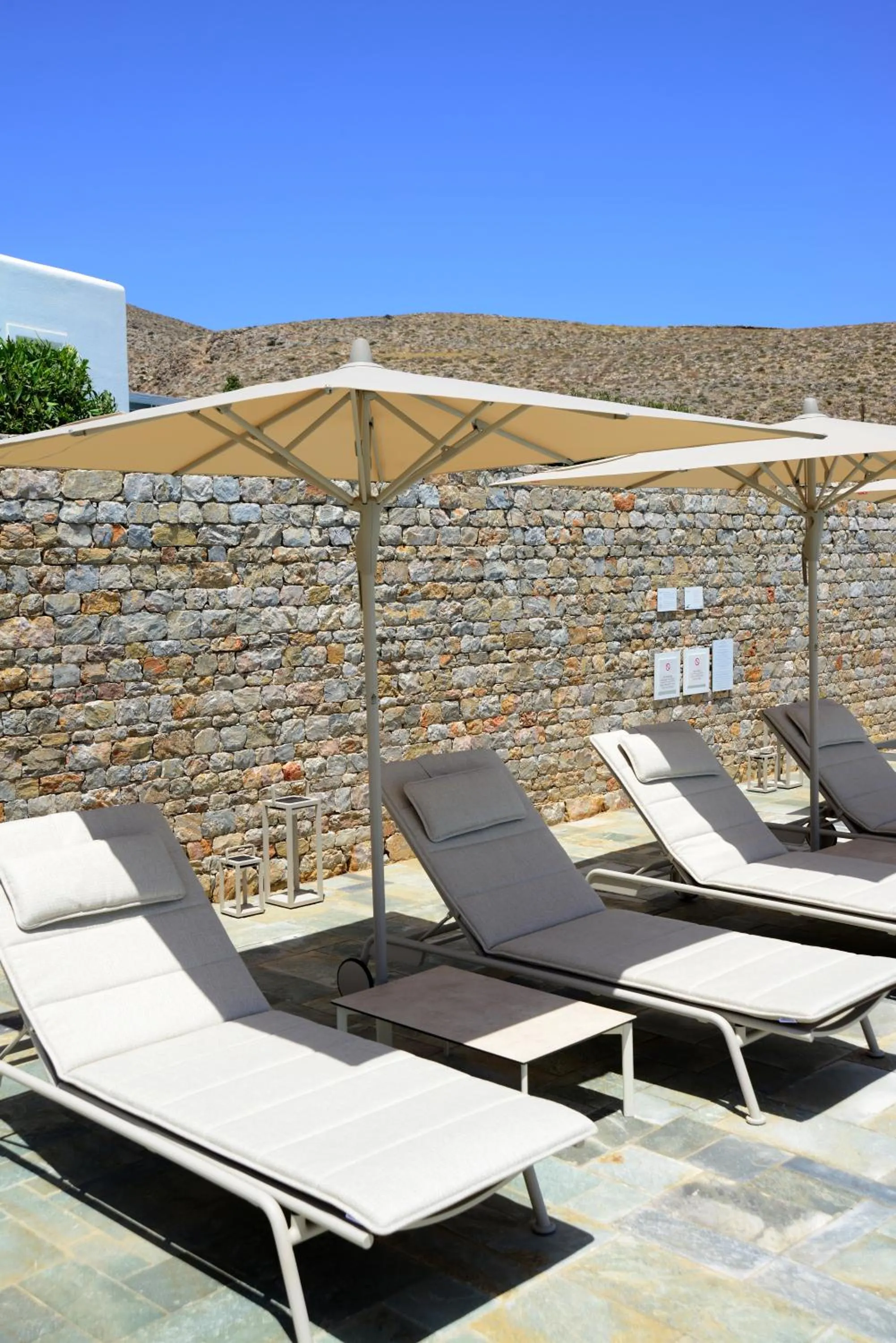 Swimming pool in ANEMI Folegandros