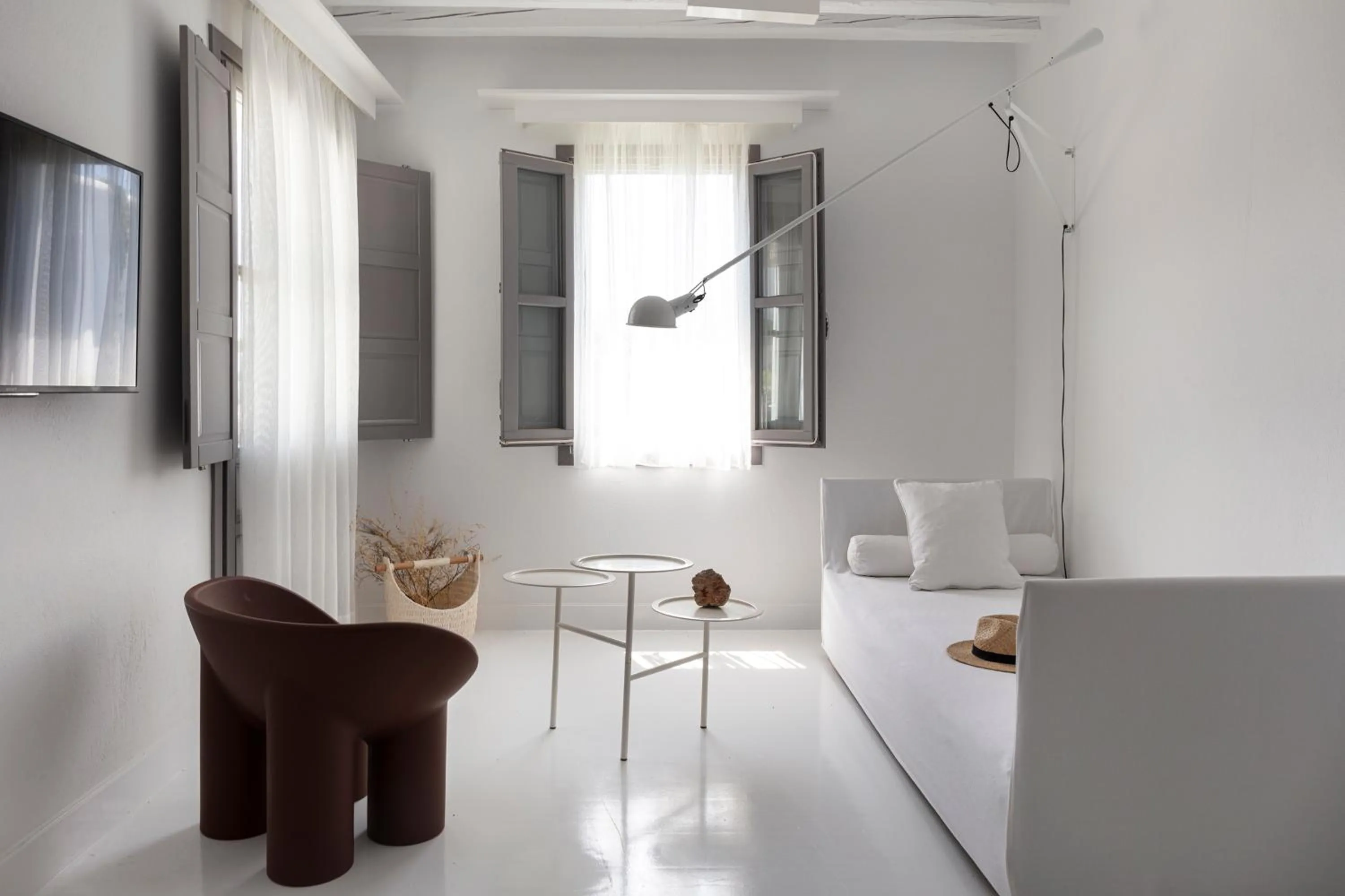 Bedroom, Bed in ANEMI Folegandros