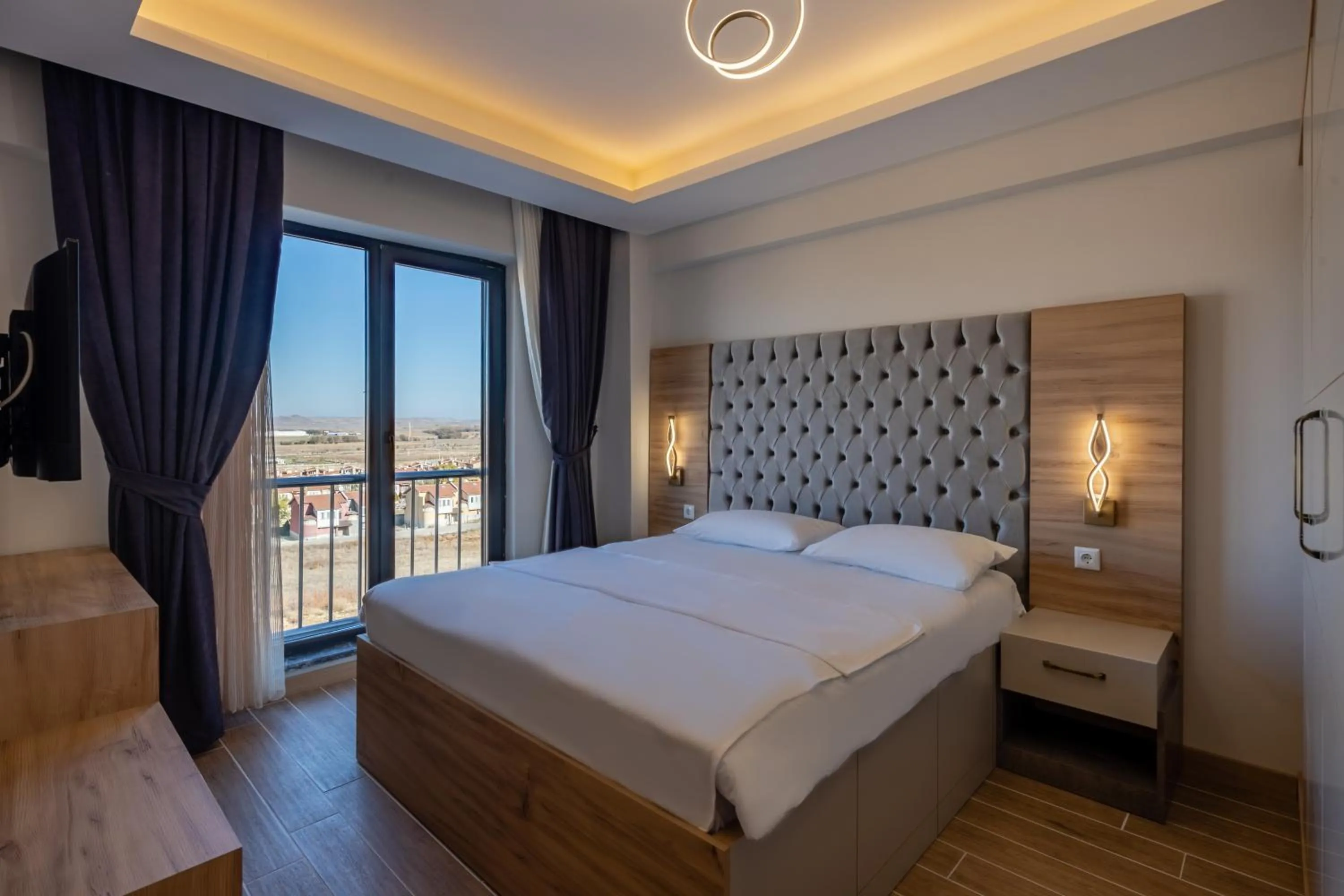 Bed in Afyon Regulus Thermal Apart Hotel & Villas