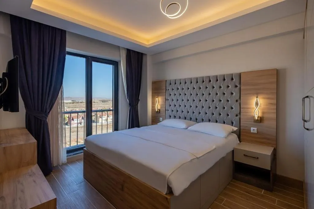 Bed in Afyon Regulus Thermal Apart Hotel & Villas