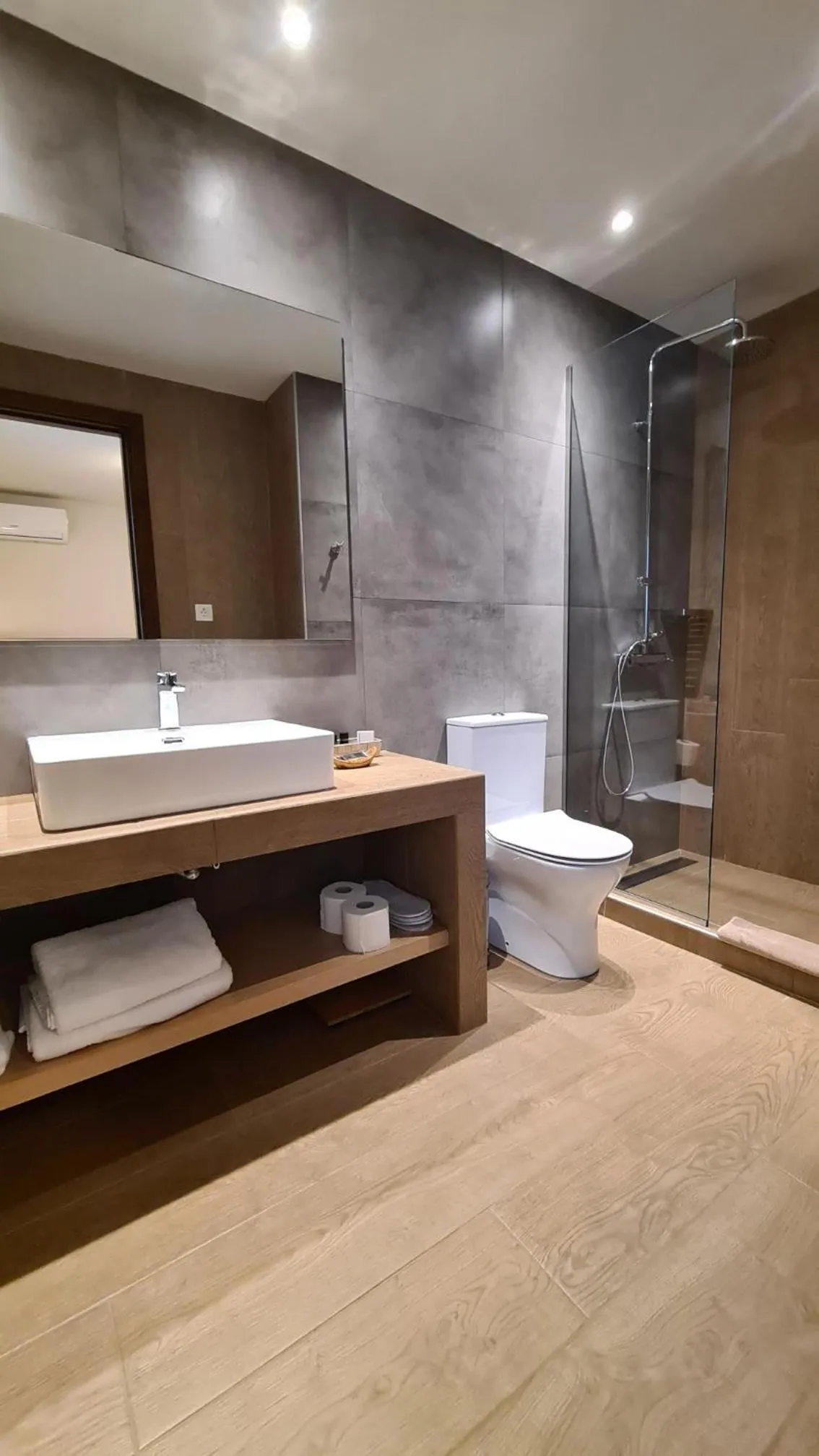 Shower in Likoria Hotel