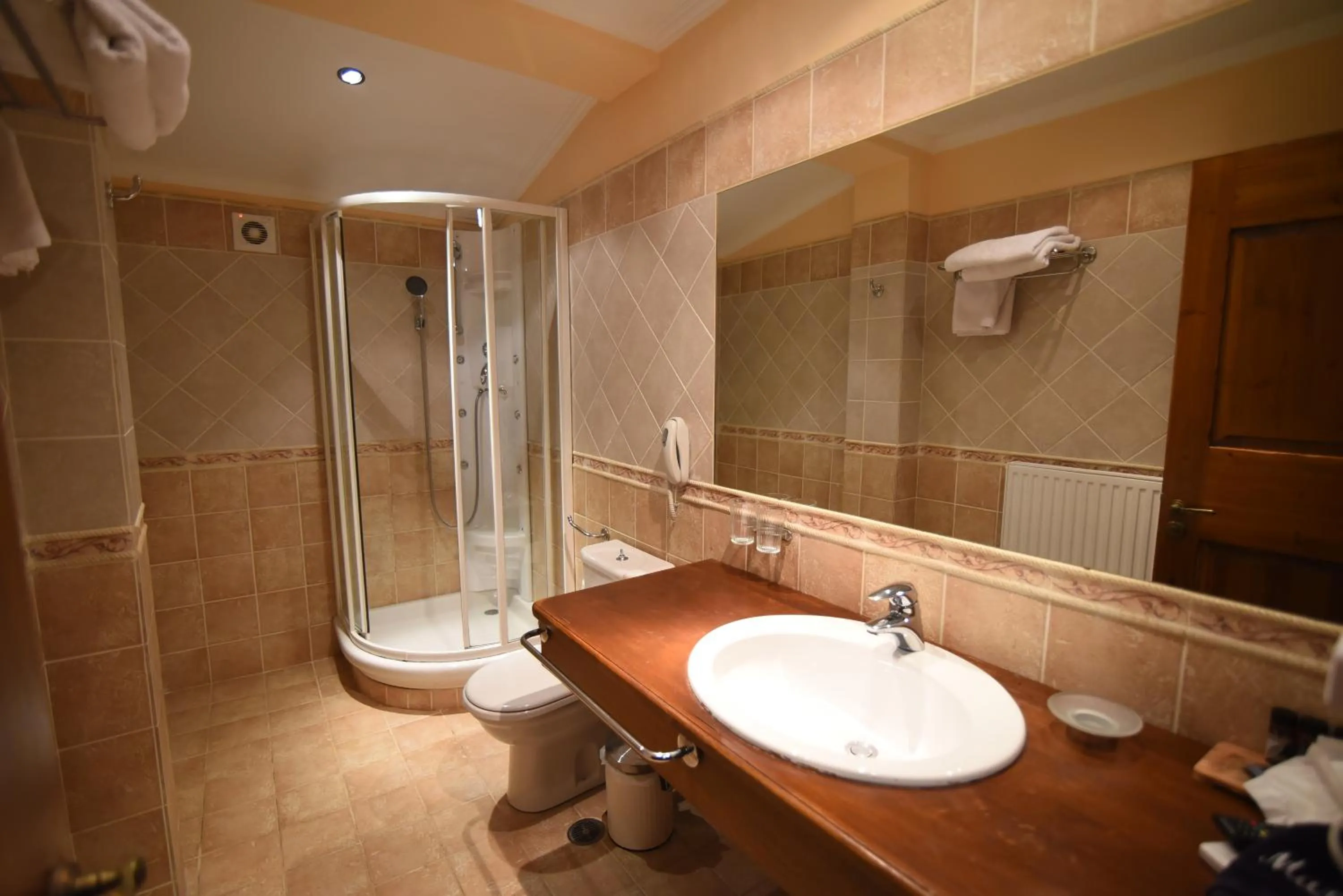 Shower in Likoria Hotel