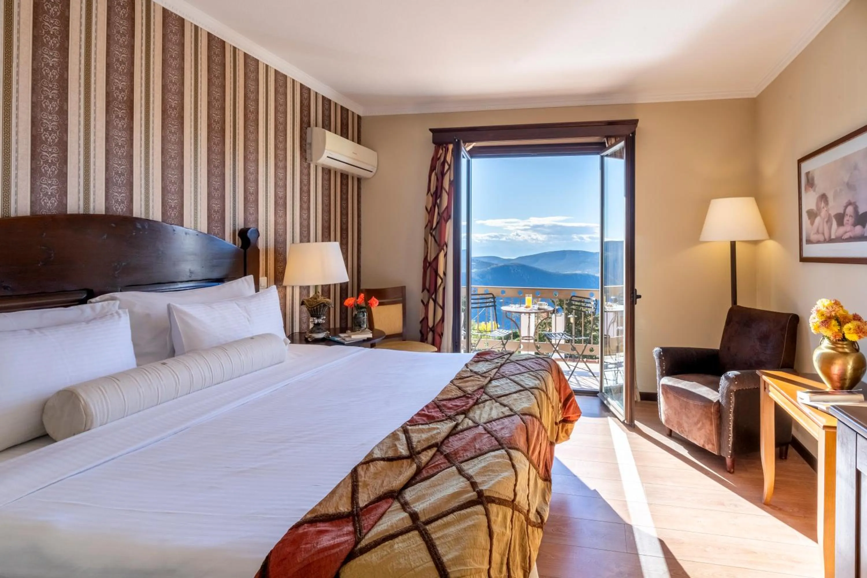 Bed in Likoria Hotel