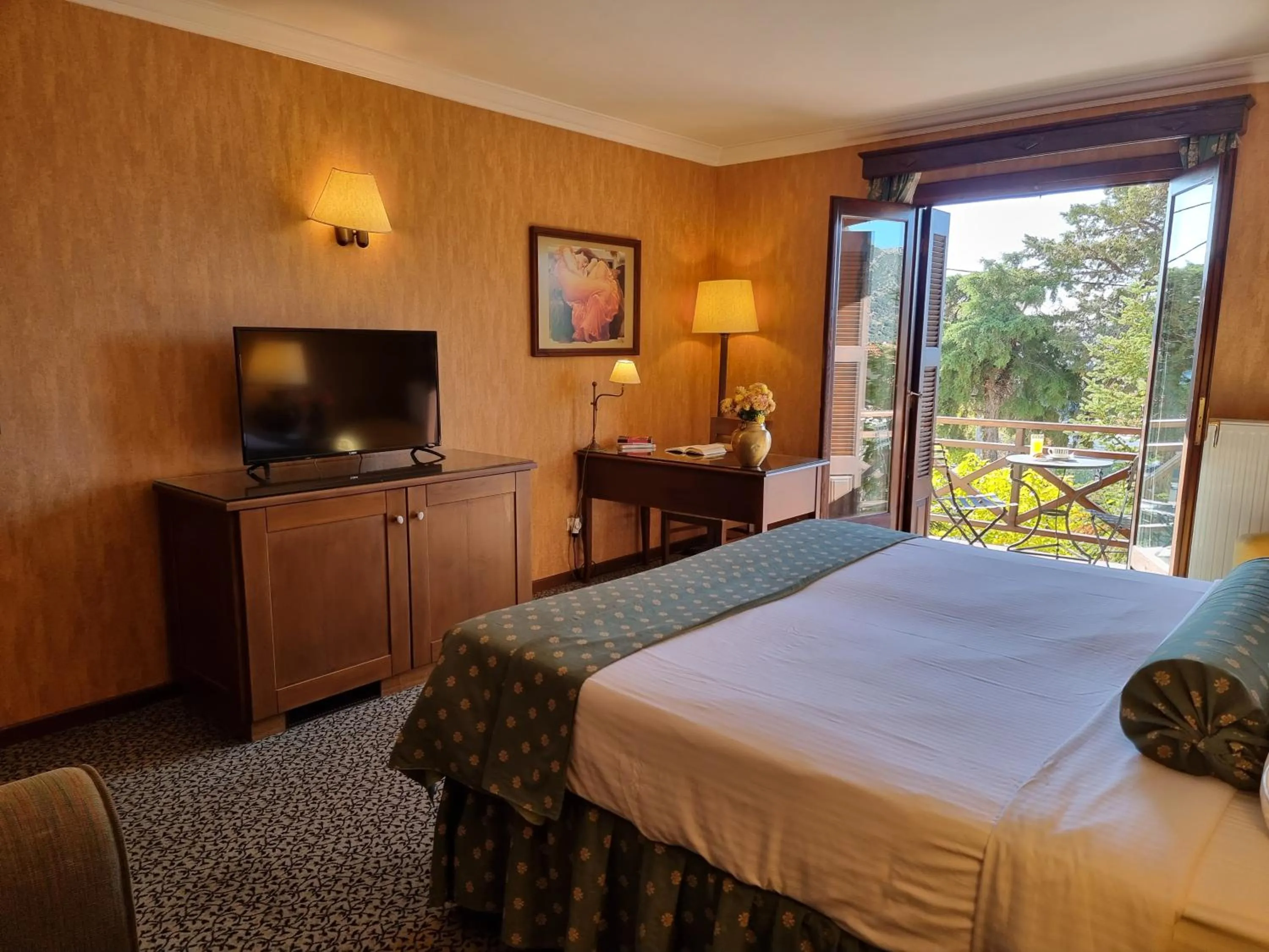 Bed in Likoria Hotel