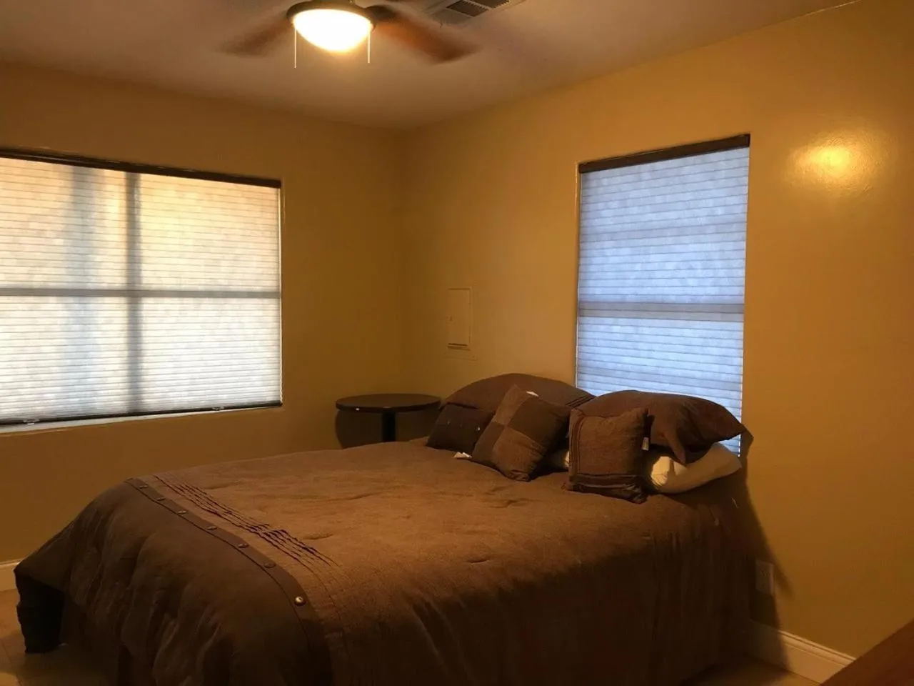 Bed in Outback Campground and Marina