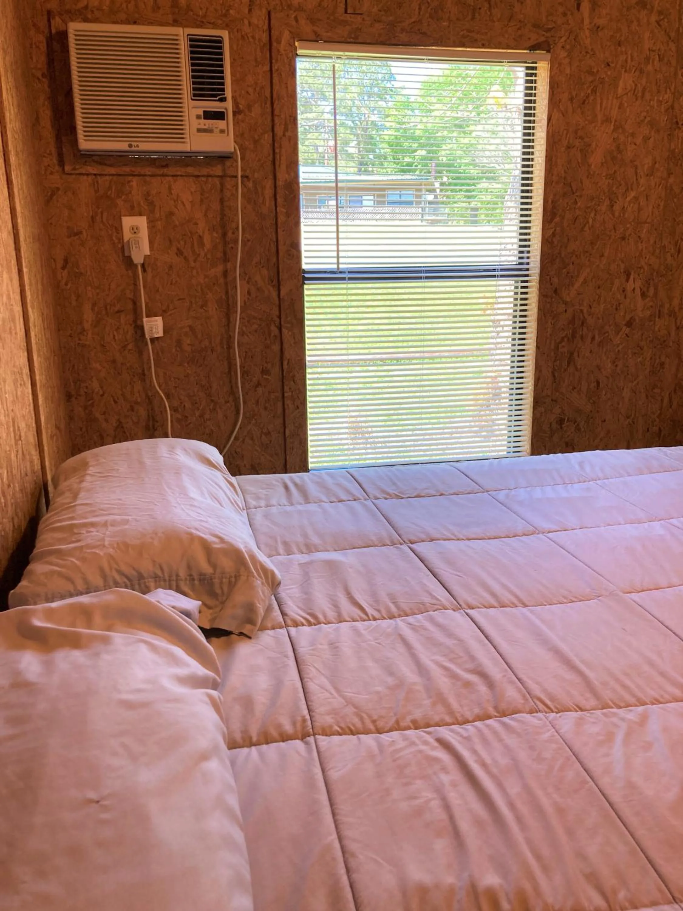 Bed in Outback Campground and Marina