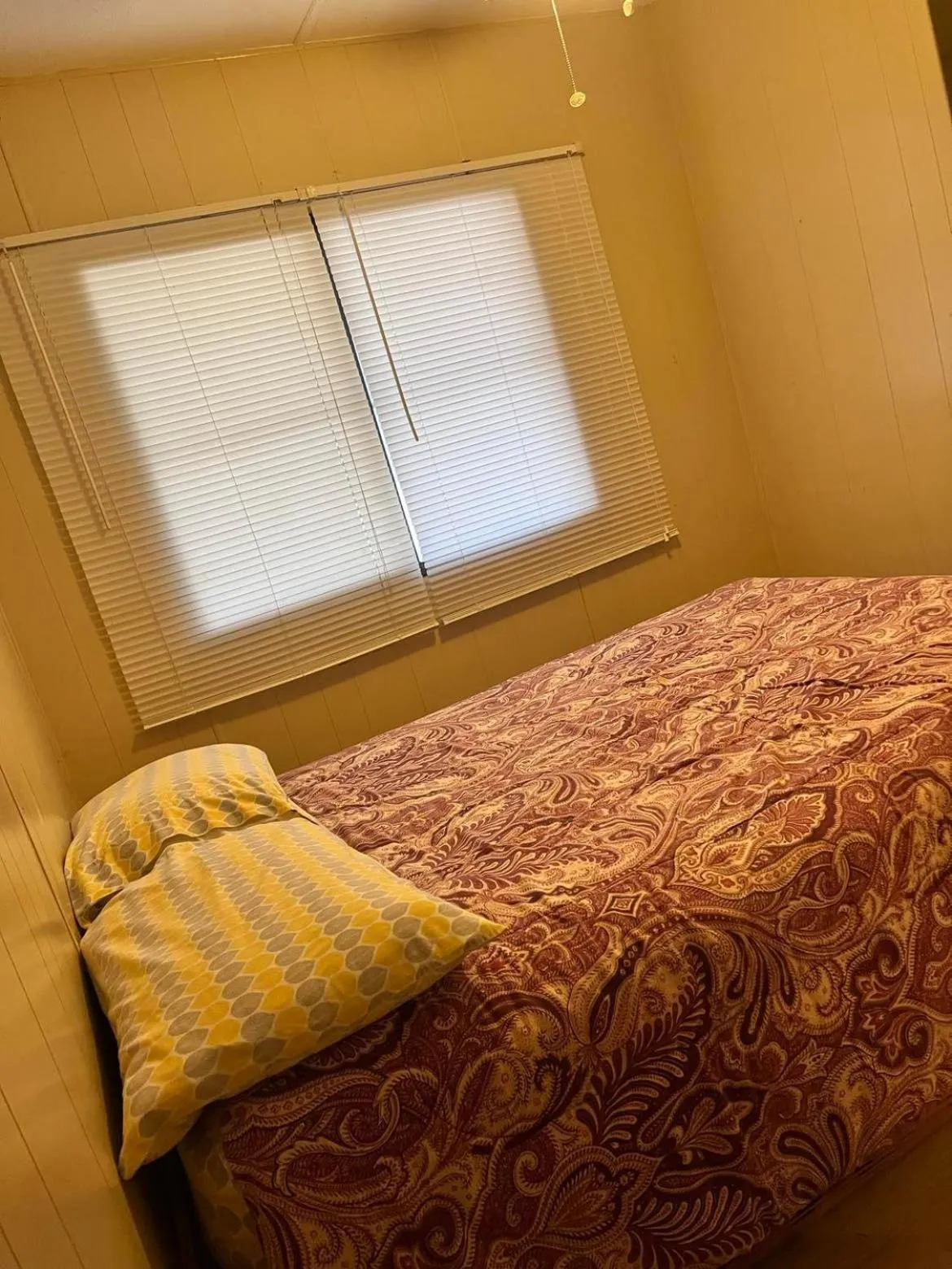 Bed in Outback Campground and Marina