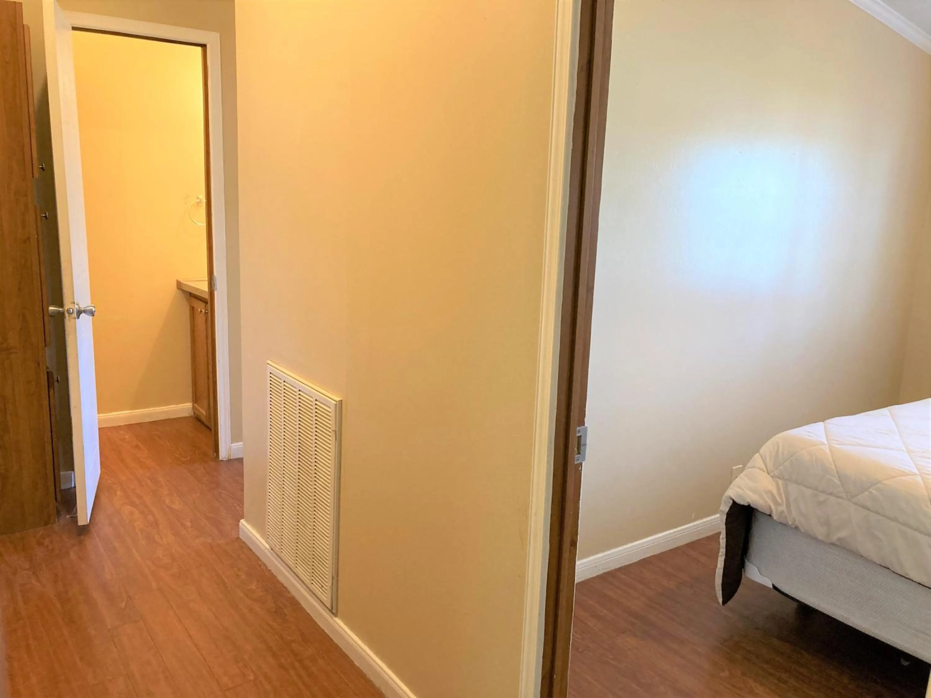 Bed in Outback Campground and Marina