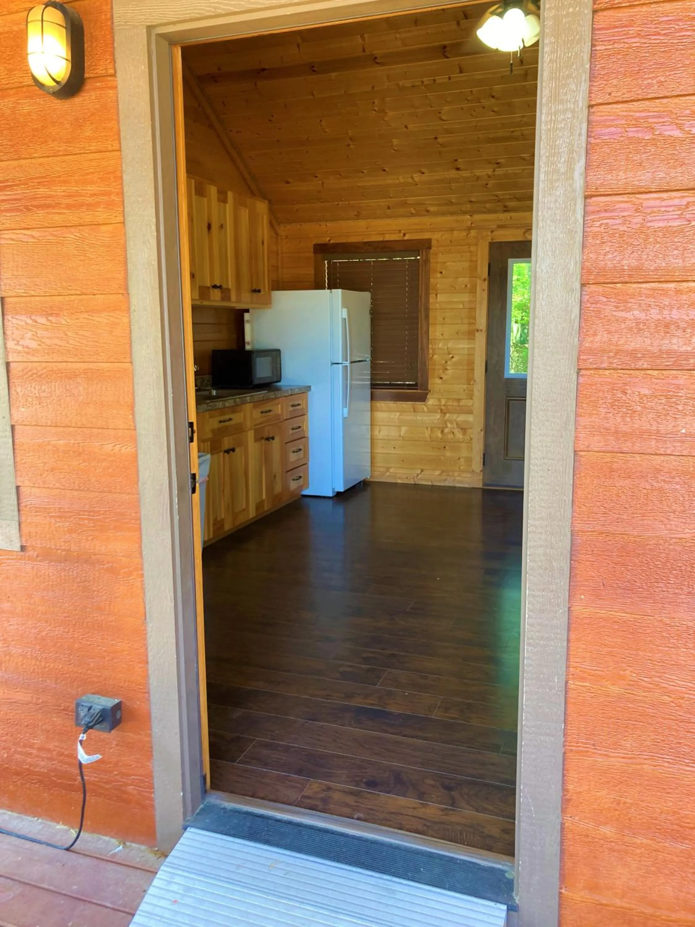 Kitchen or kitchenette in Outback Campground and Marina