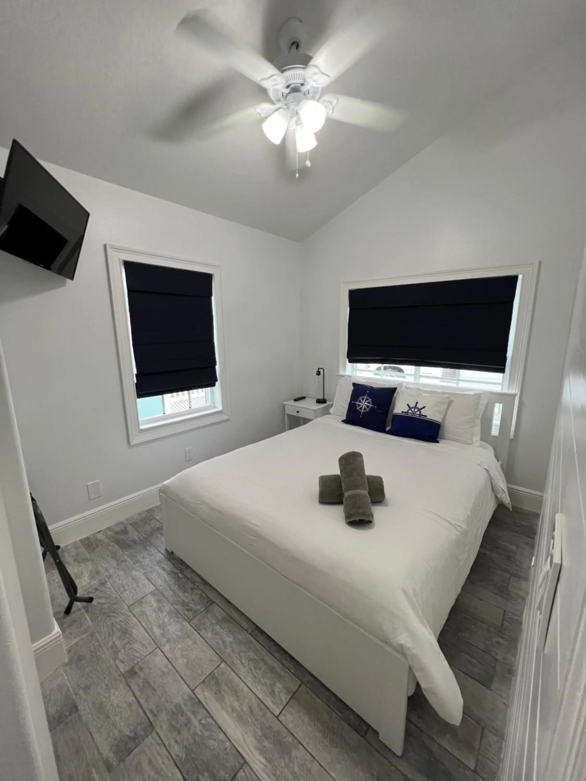 Bed in Blue Waters Treasure Island