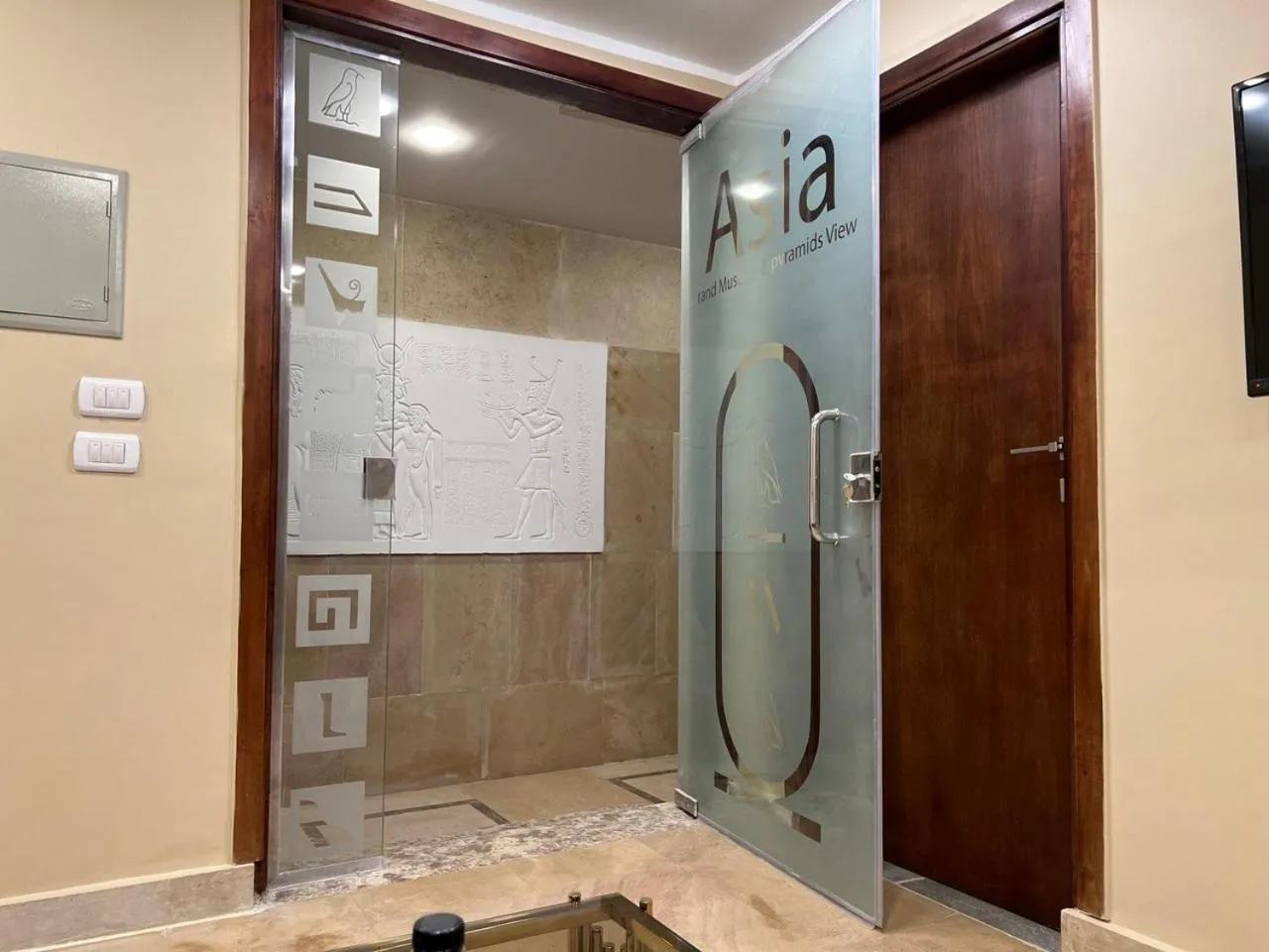 Lobby or reception in Asia Grand Museum & Pyramids view