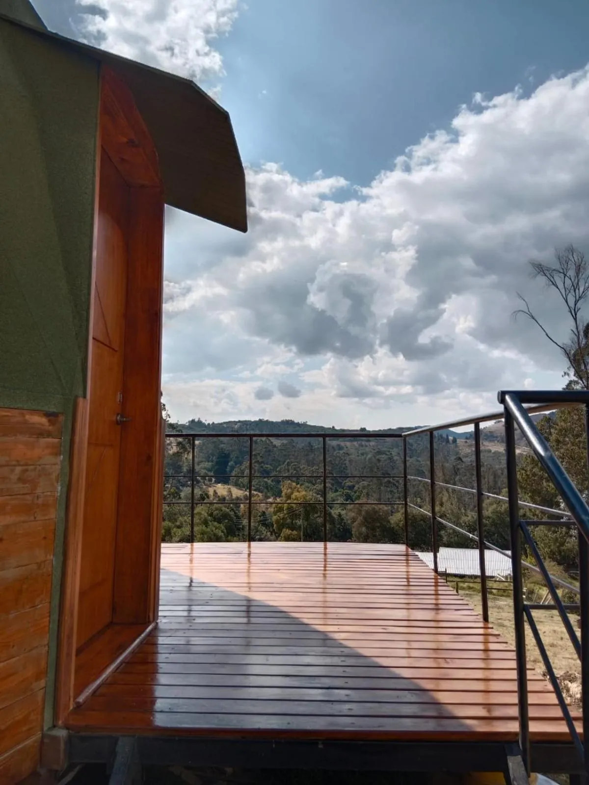 Balcony/Terrace in Glamping San Sebastian