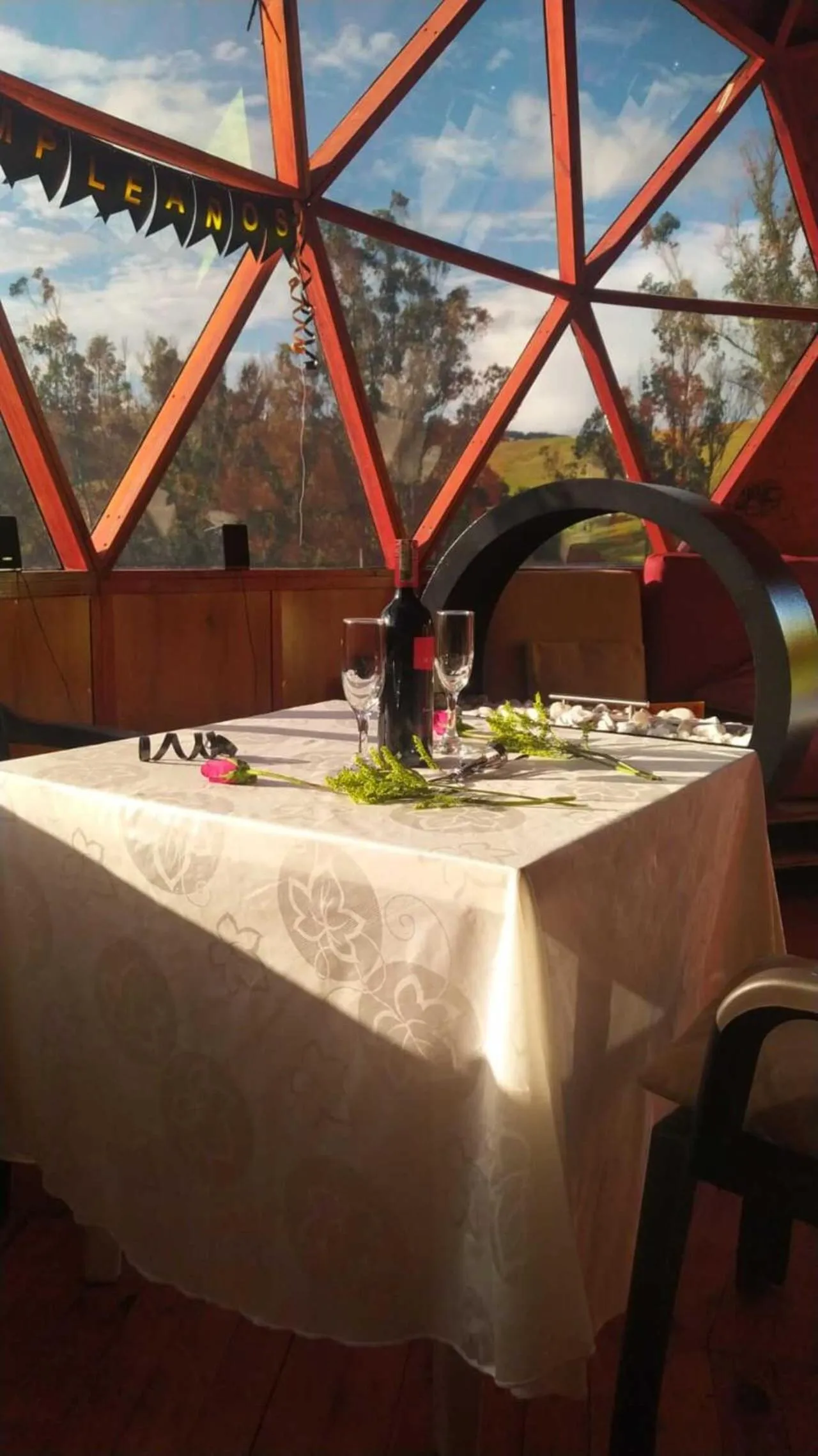 Decorative detail in Glamping San Sebastian