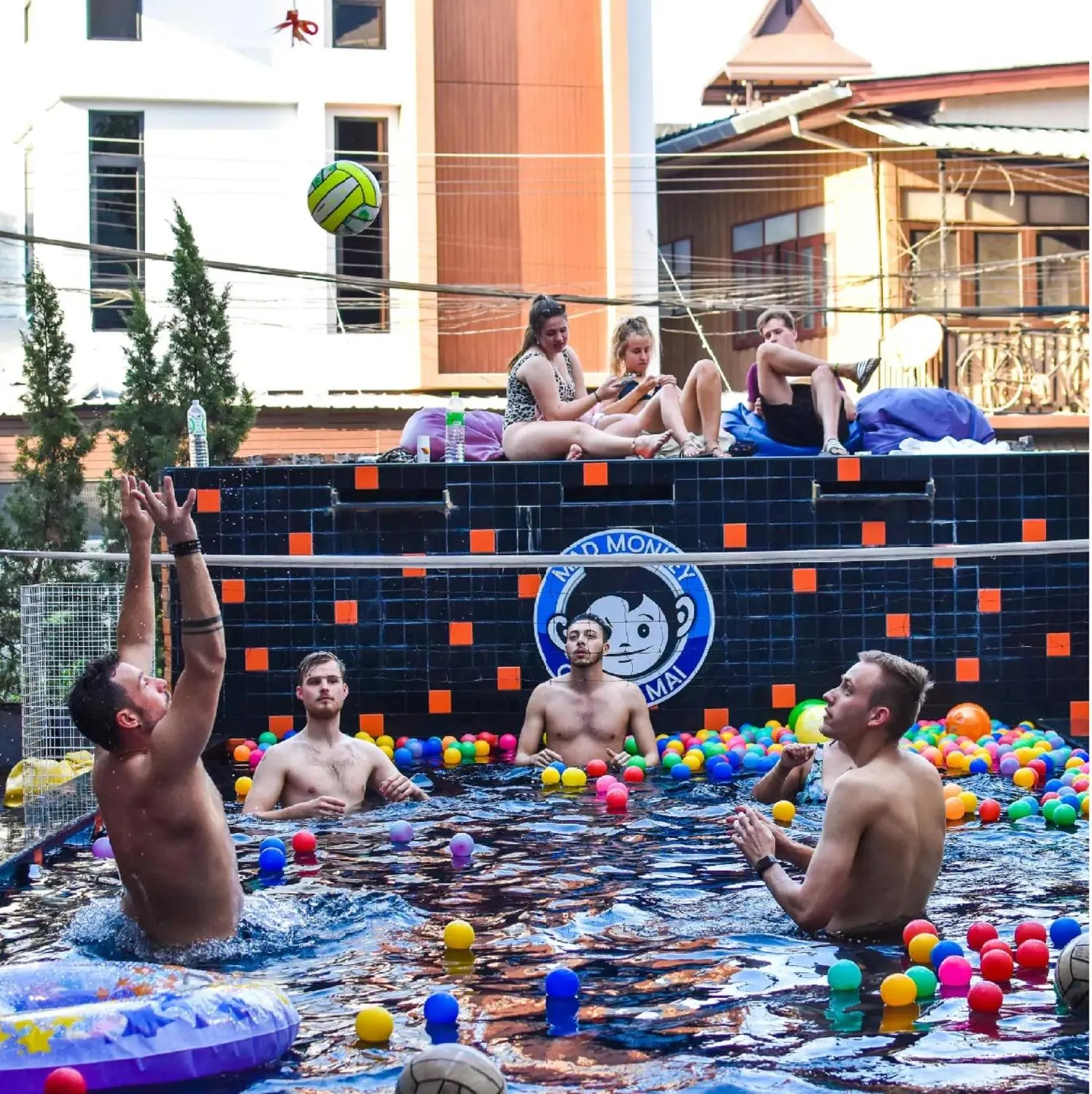 Swimming pool in Mad Monkey Chiang Mai