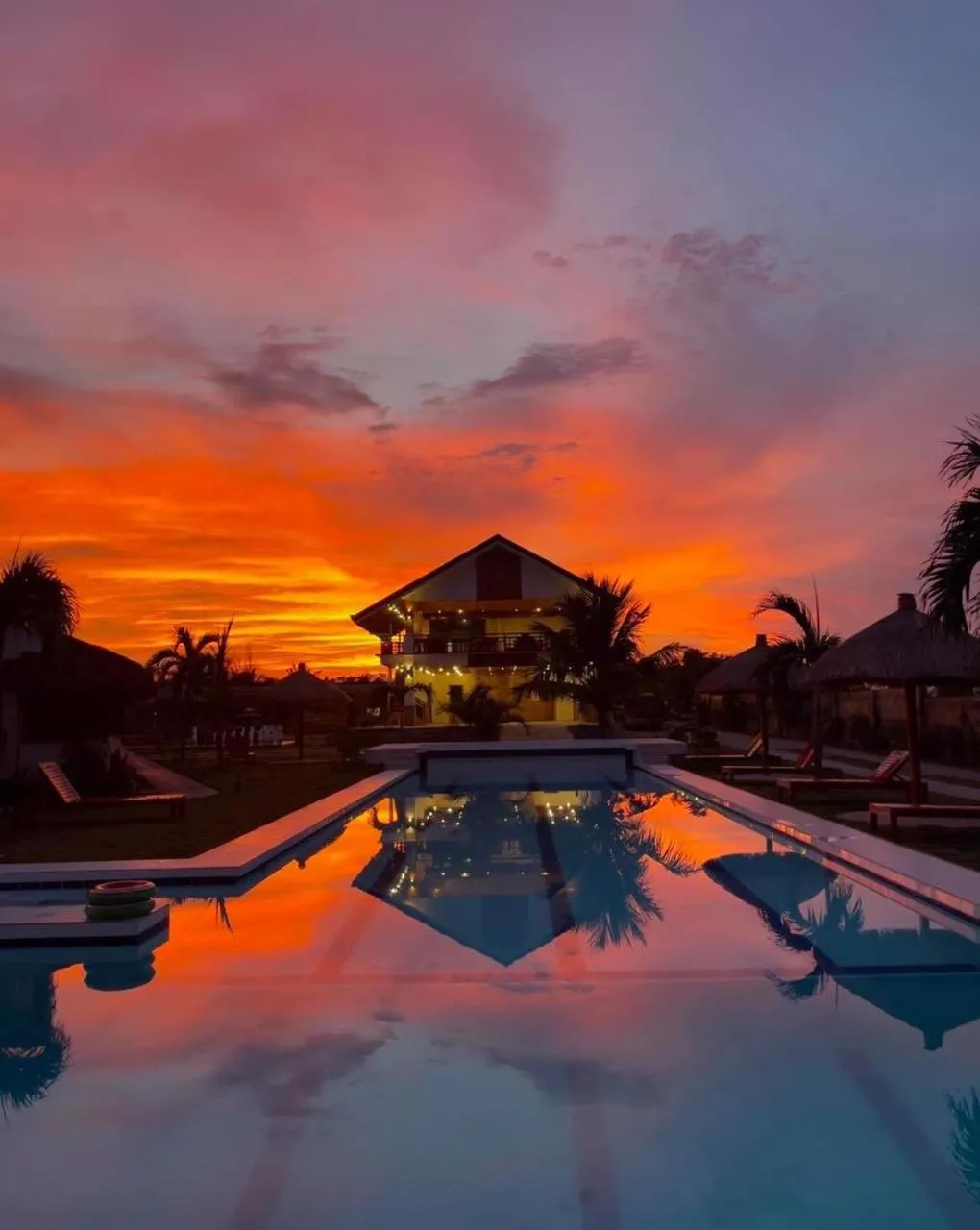 Pool view in Treeshade Resort & Spa Moalboal