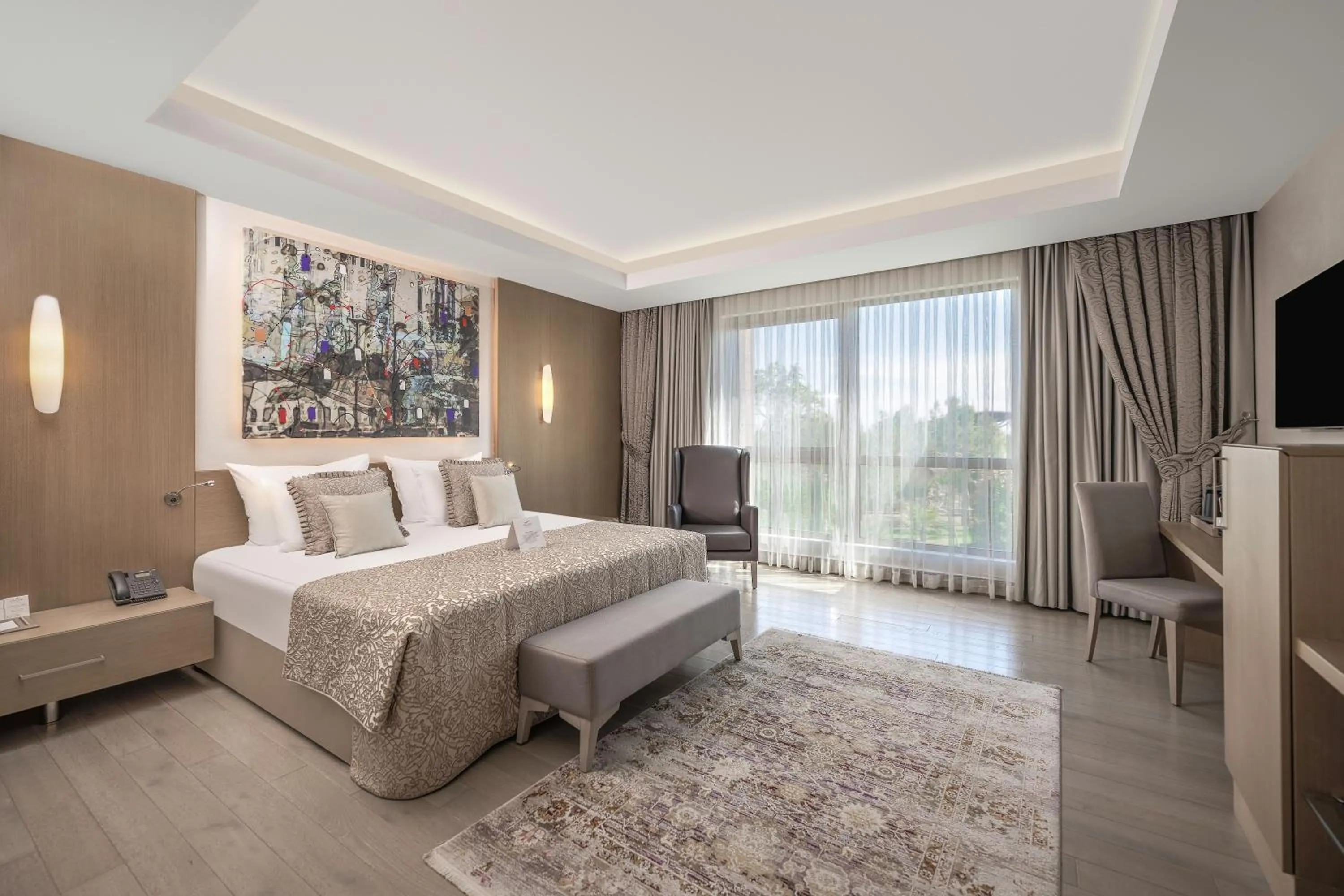 Bed in Concorde Luxury Resort & Casino