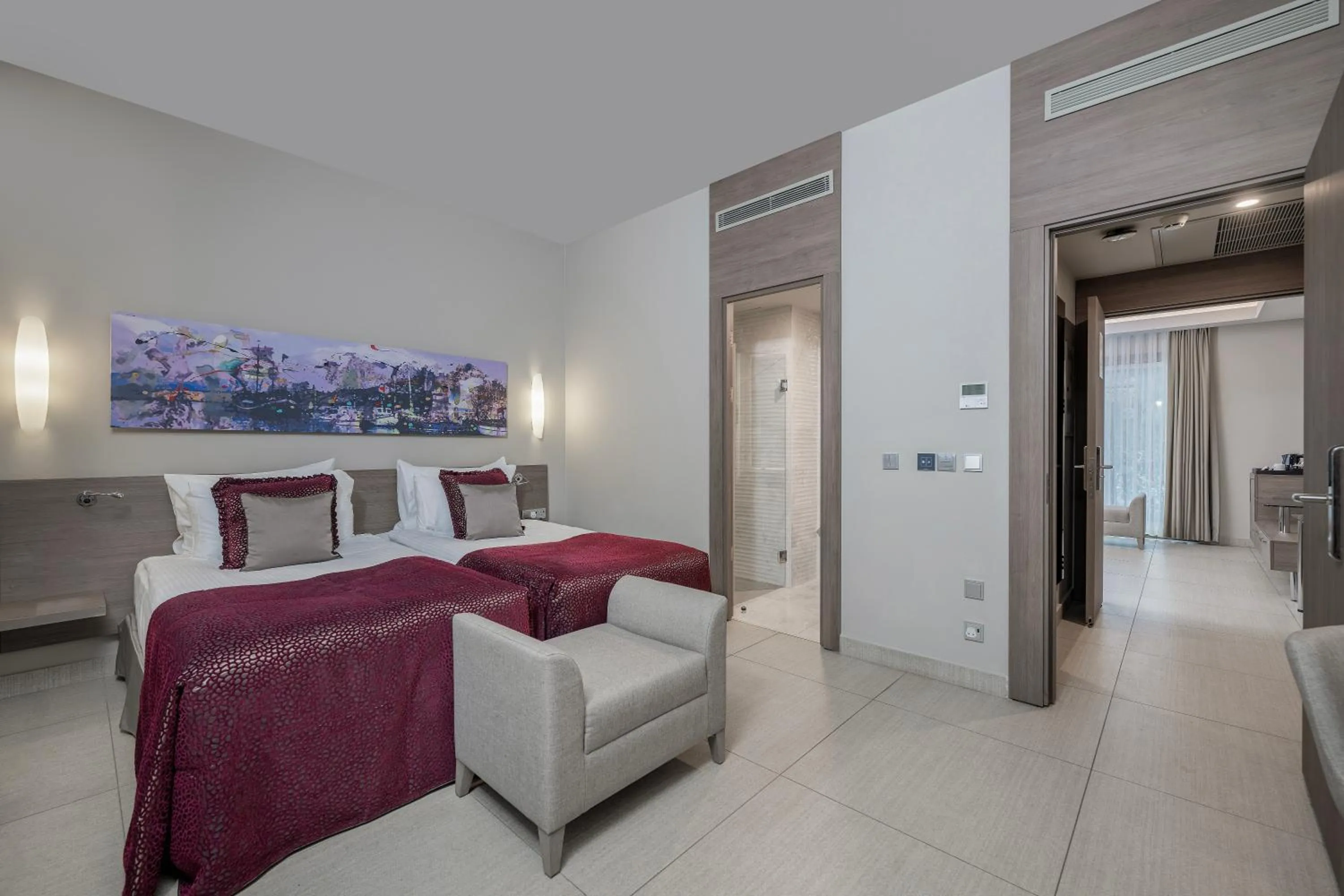 Bed in Concorde Luxury Resort & Casino