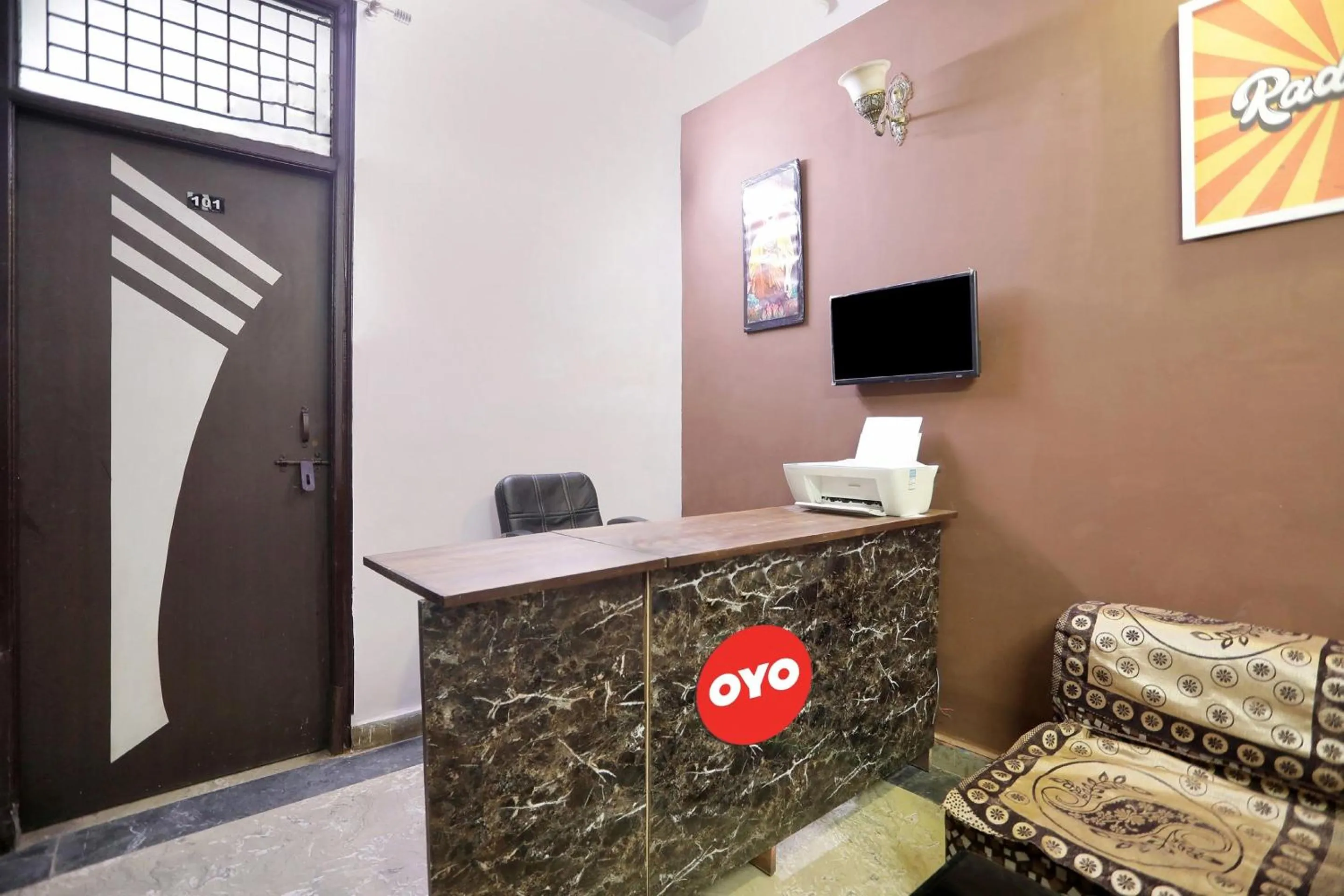 Lobby or reception in Hotel O Satguru Residency