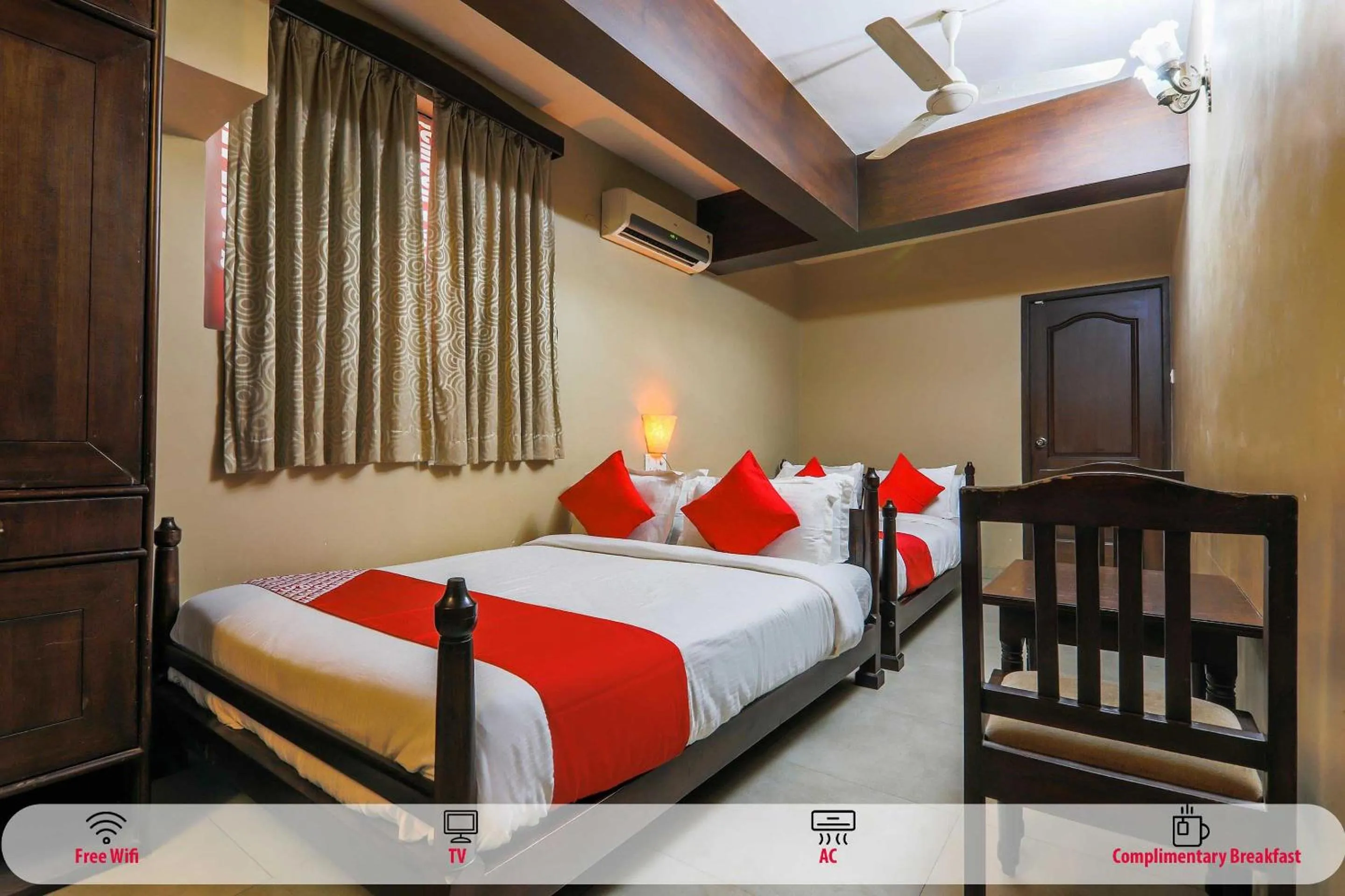 Bedroom, Bed in Hotel O Kams Coco De Parra