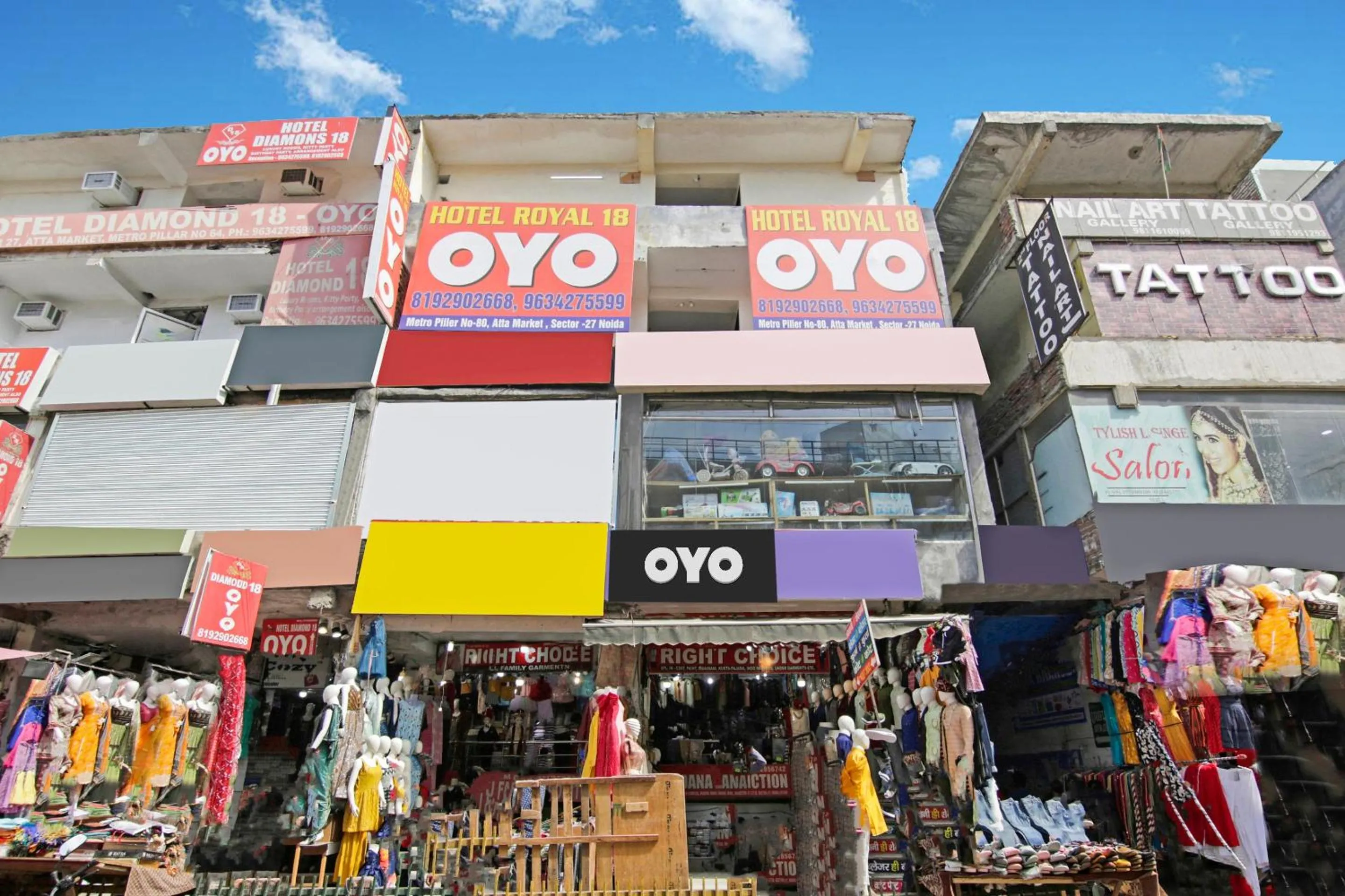 Facade/entrance in Hotel O Royal