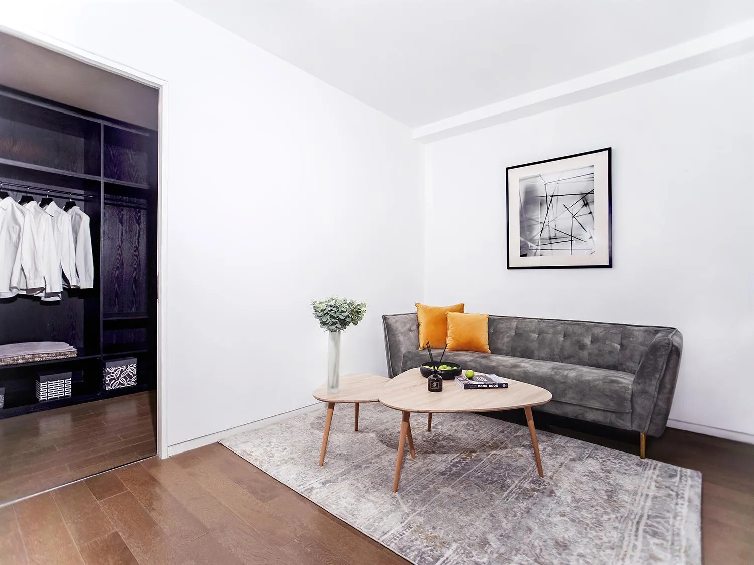 Living room in base-Shanghai Pusan Serviced Apartment