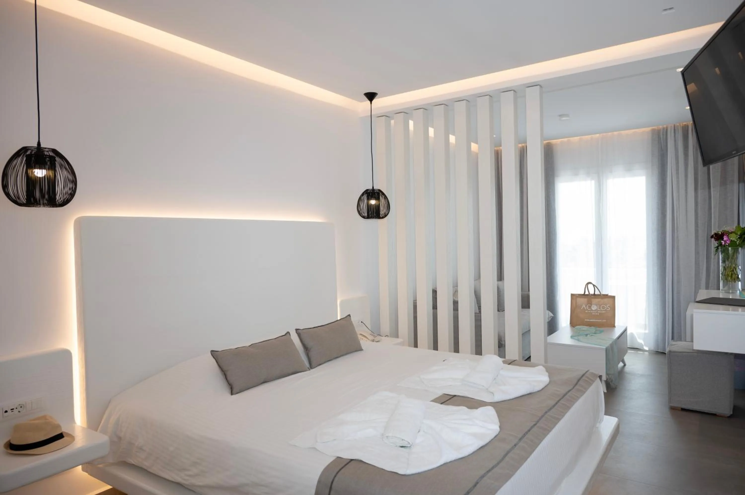 Bedroom, Bed in Aeolos Resort