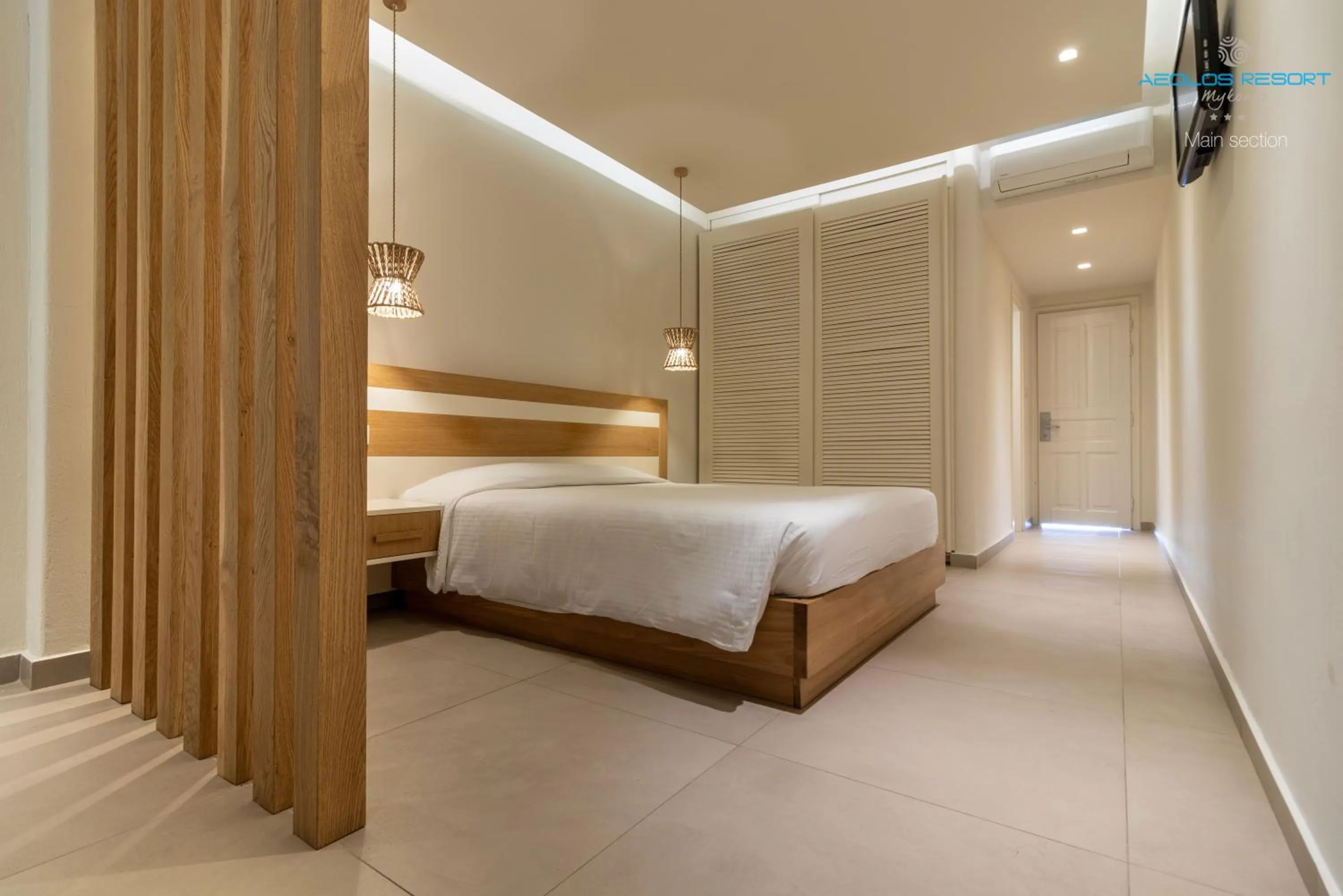 Bedroom, Bed in Aeolos Resort