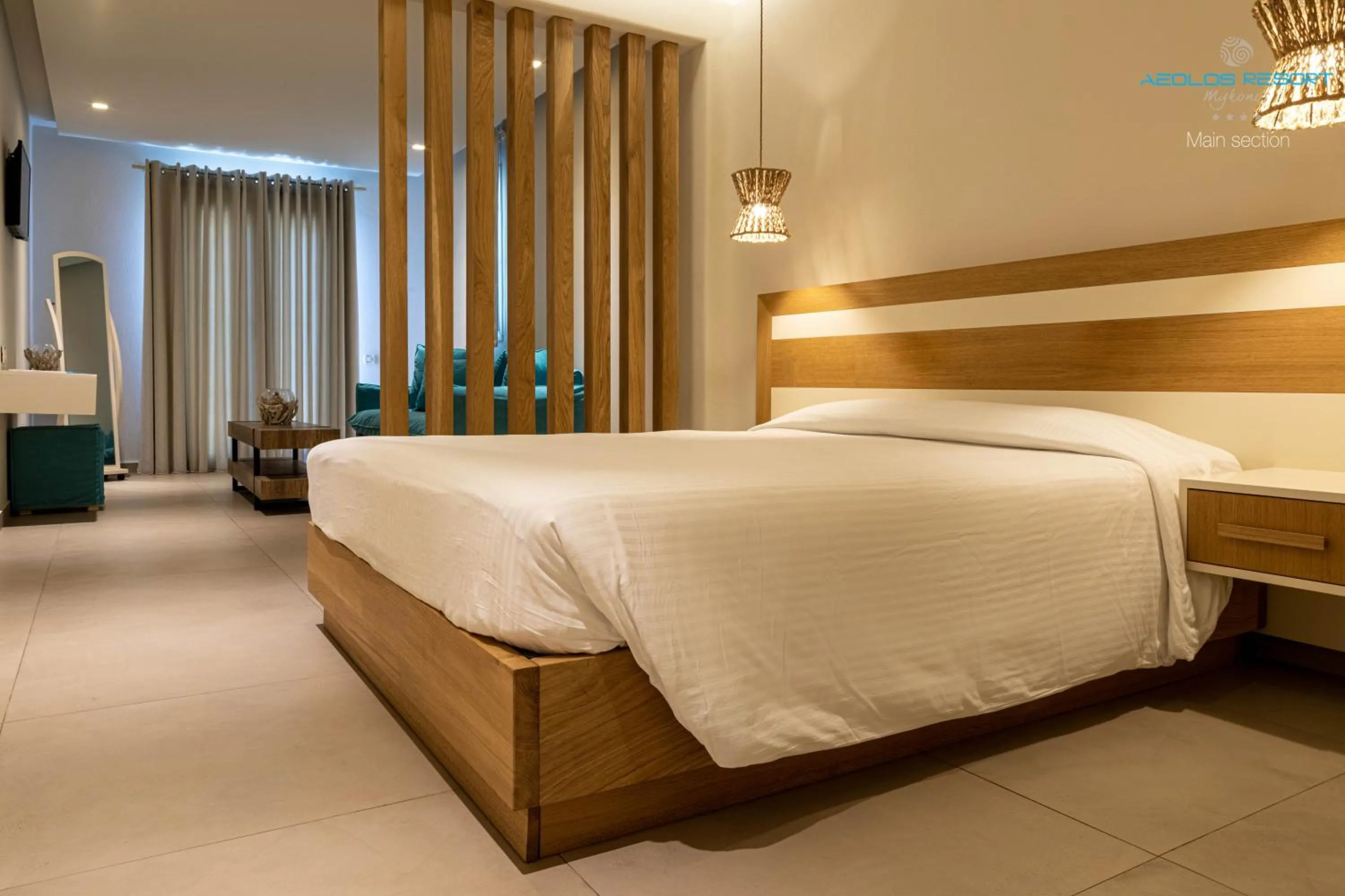 Bedroom, Bed in Aeolos Resort