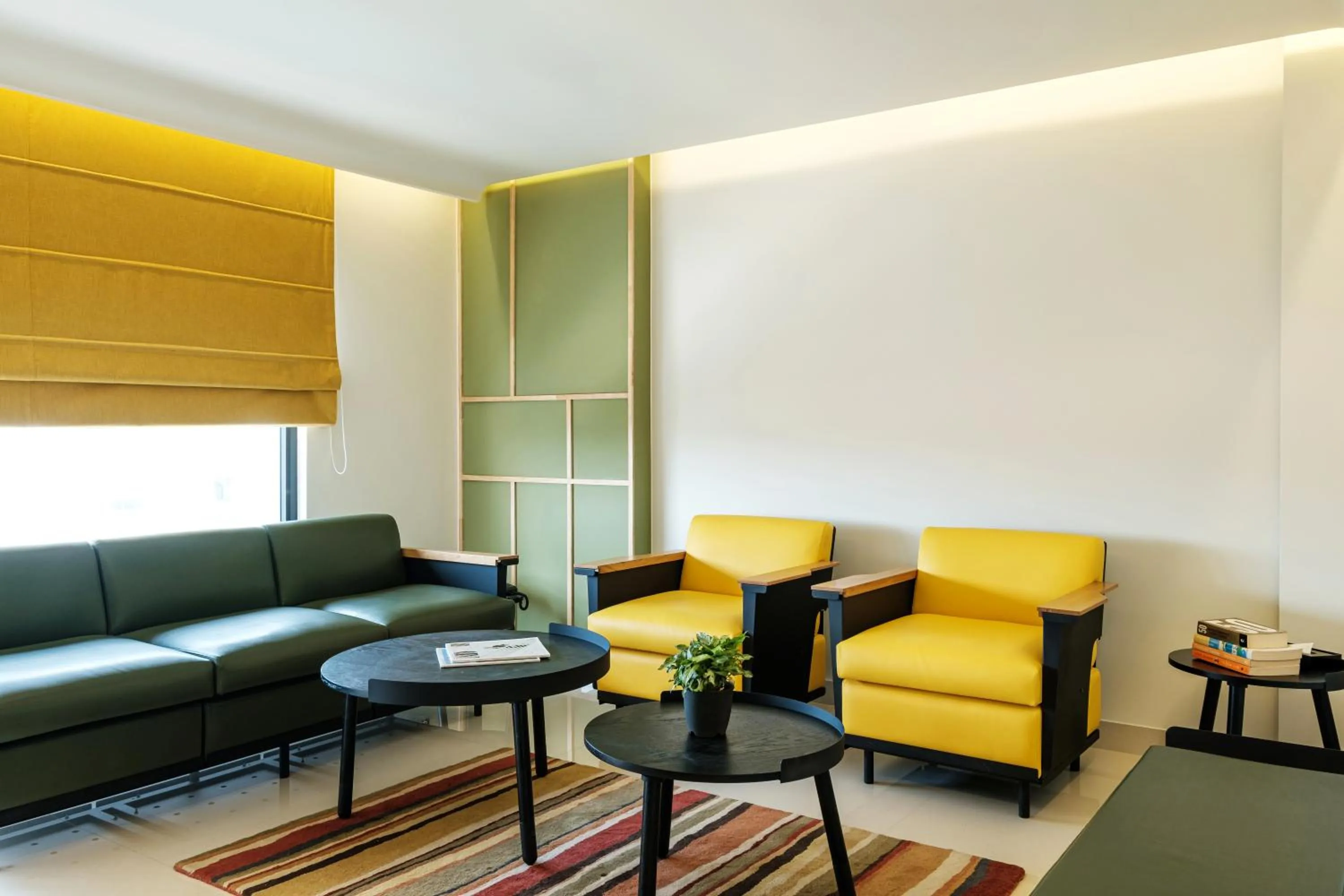 Living room in Indie Stays Jaipur