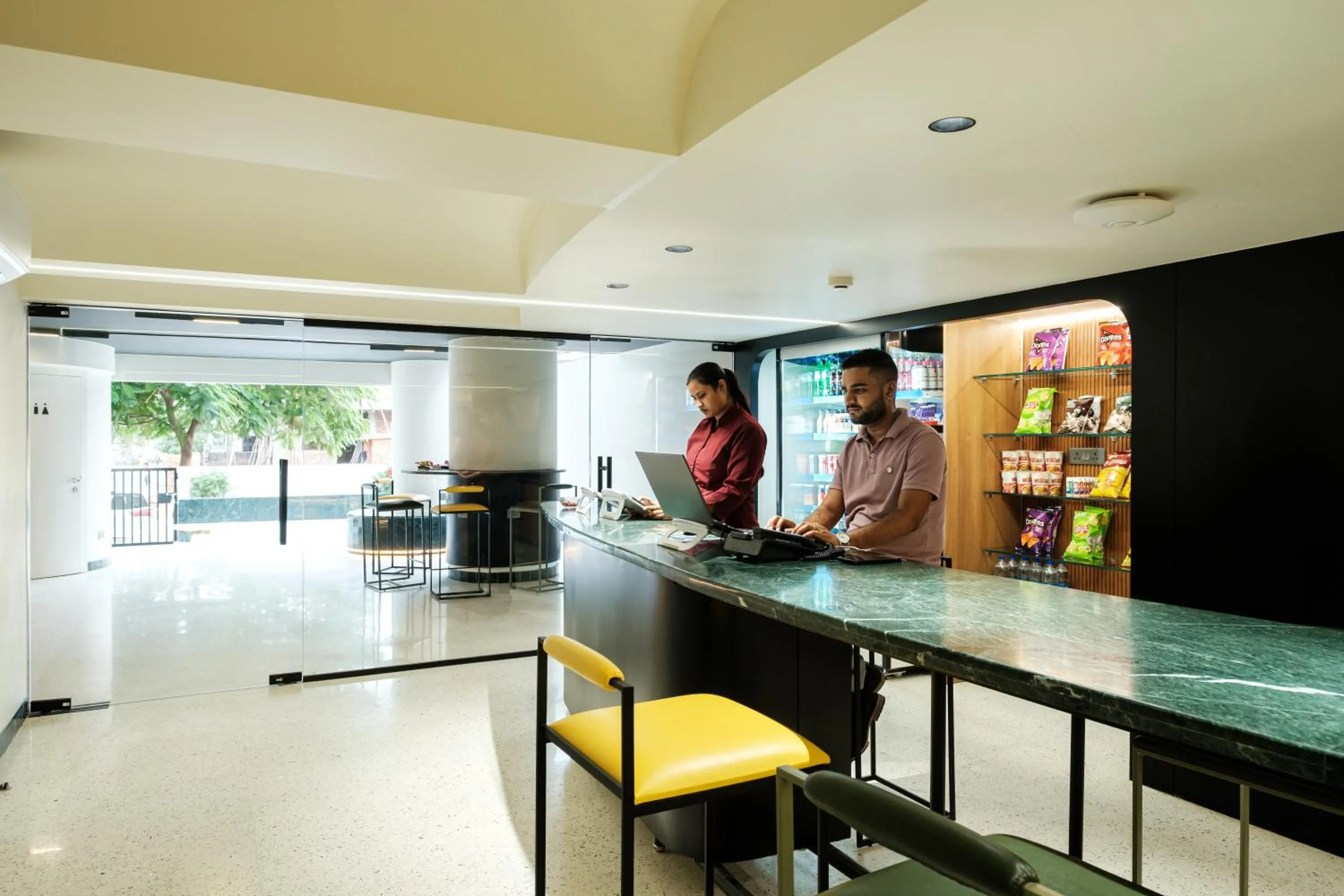 Lobby or reception in Indie Stays Jaipur