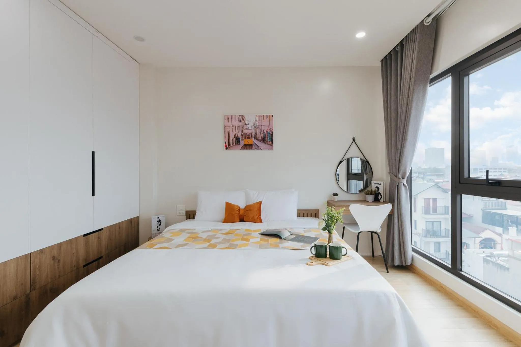 Photo of the whole room, Bed in Myrcella Urban Studio