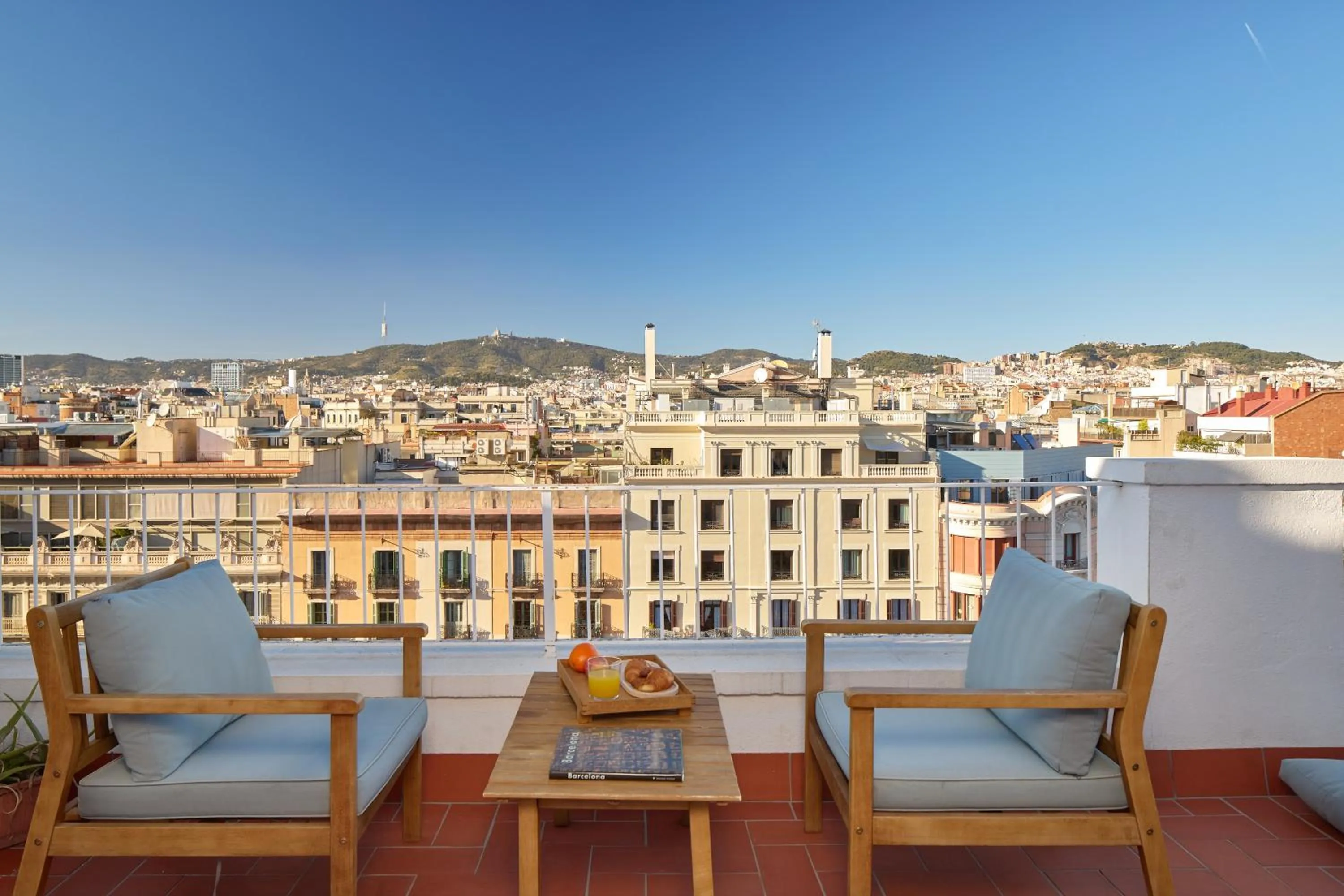 City view in Factory Apartments Barcelona