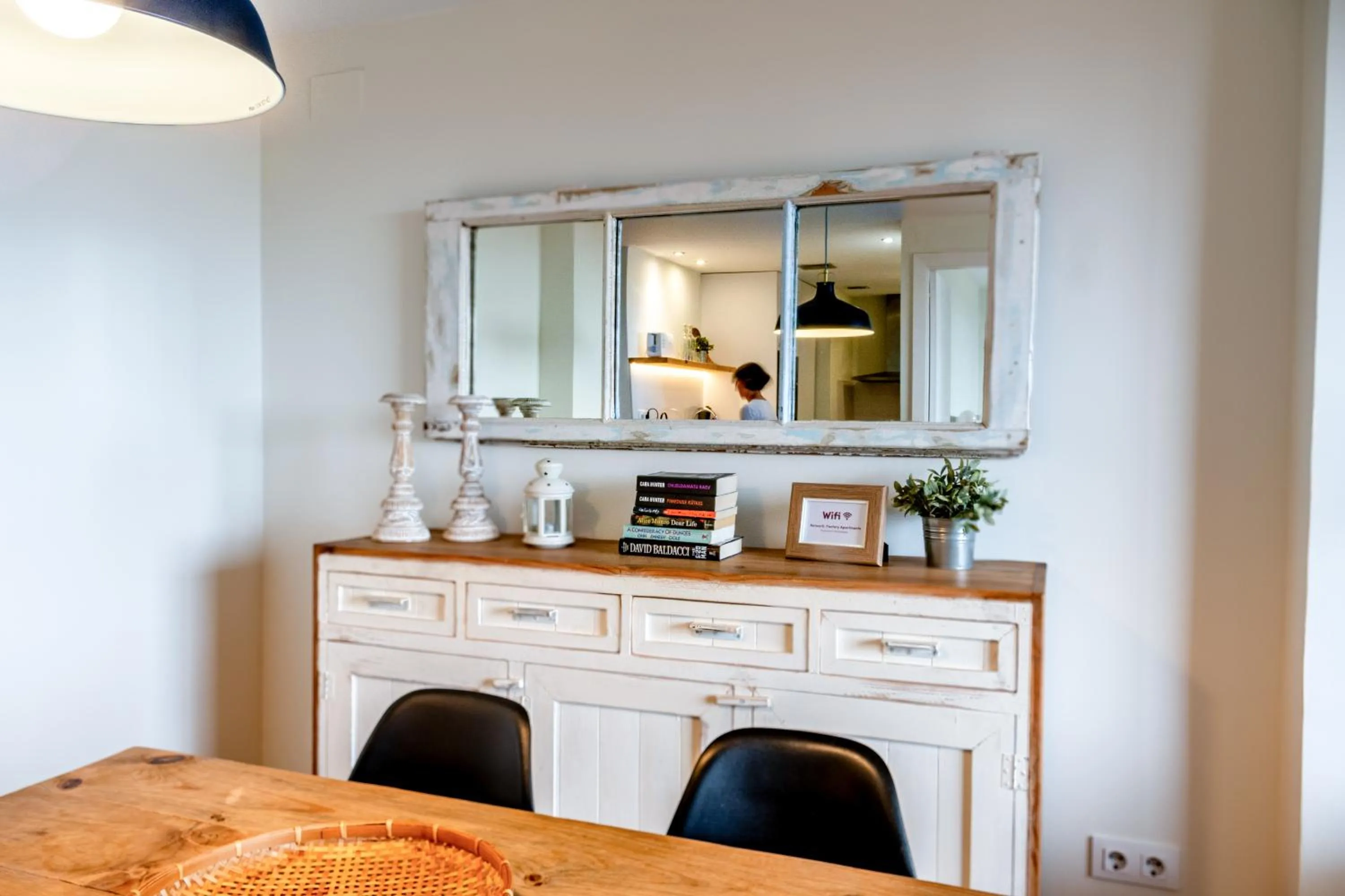 Kitchen or kitchenette in Factory Apartments Barcelona