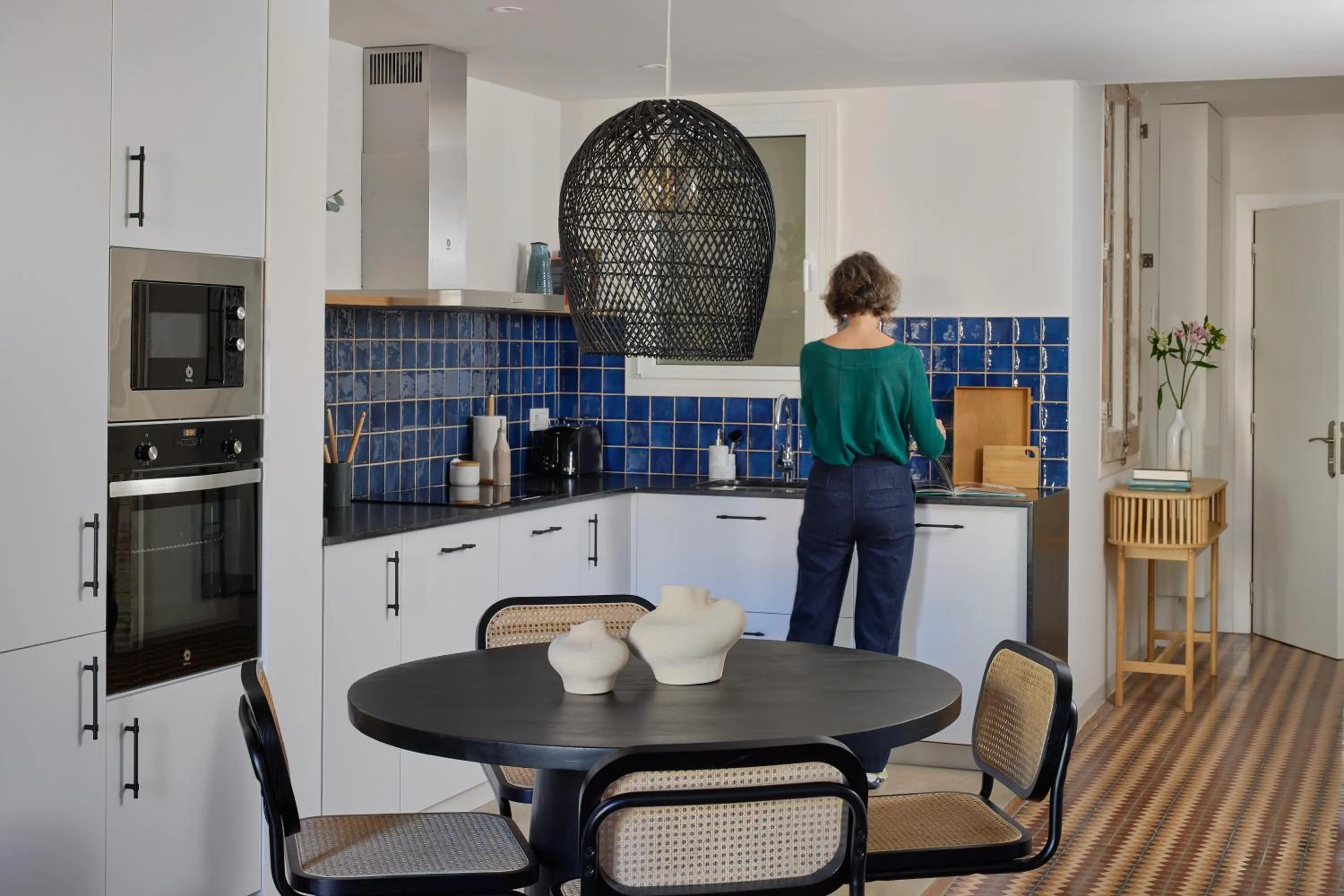 Kitchen or kitchenette in Factory Apartments Barcelona