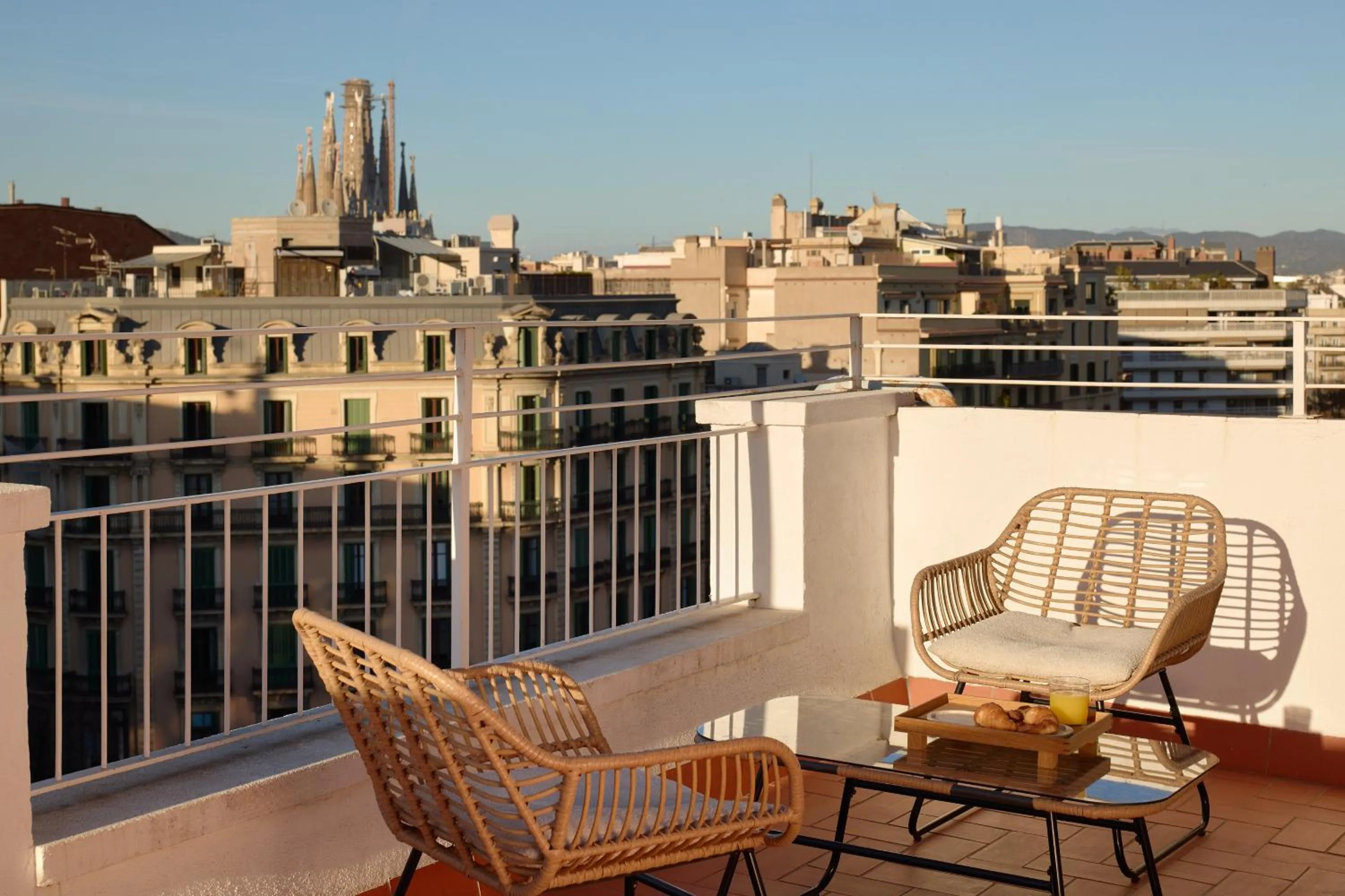 City view in Factory Apartments Barcelona