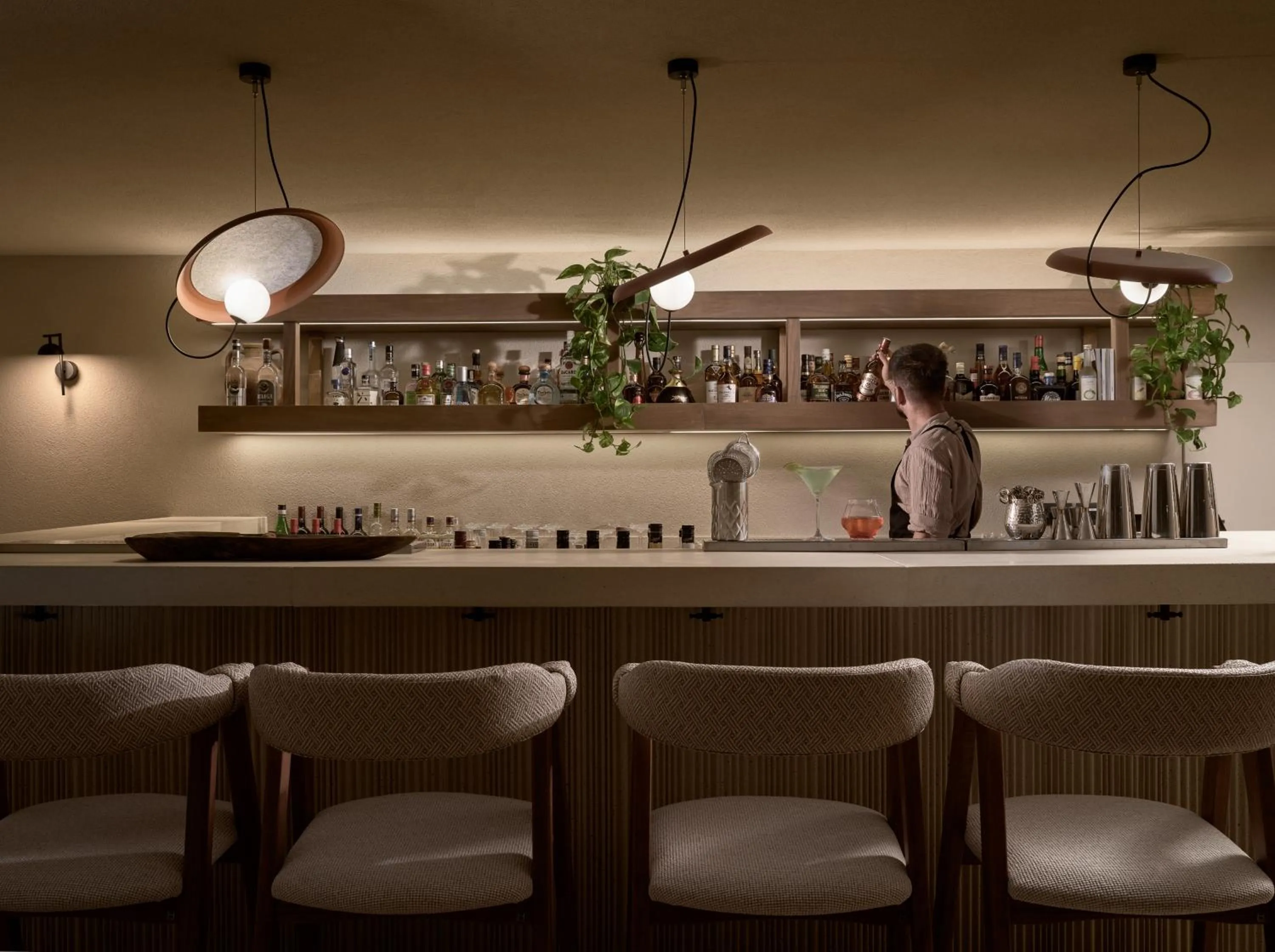 Lounge or bar in Domes Noruz Mykonos