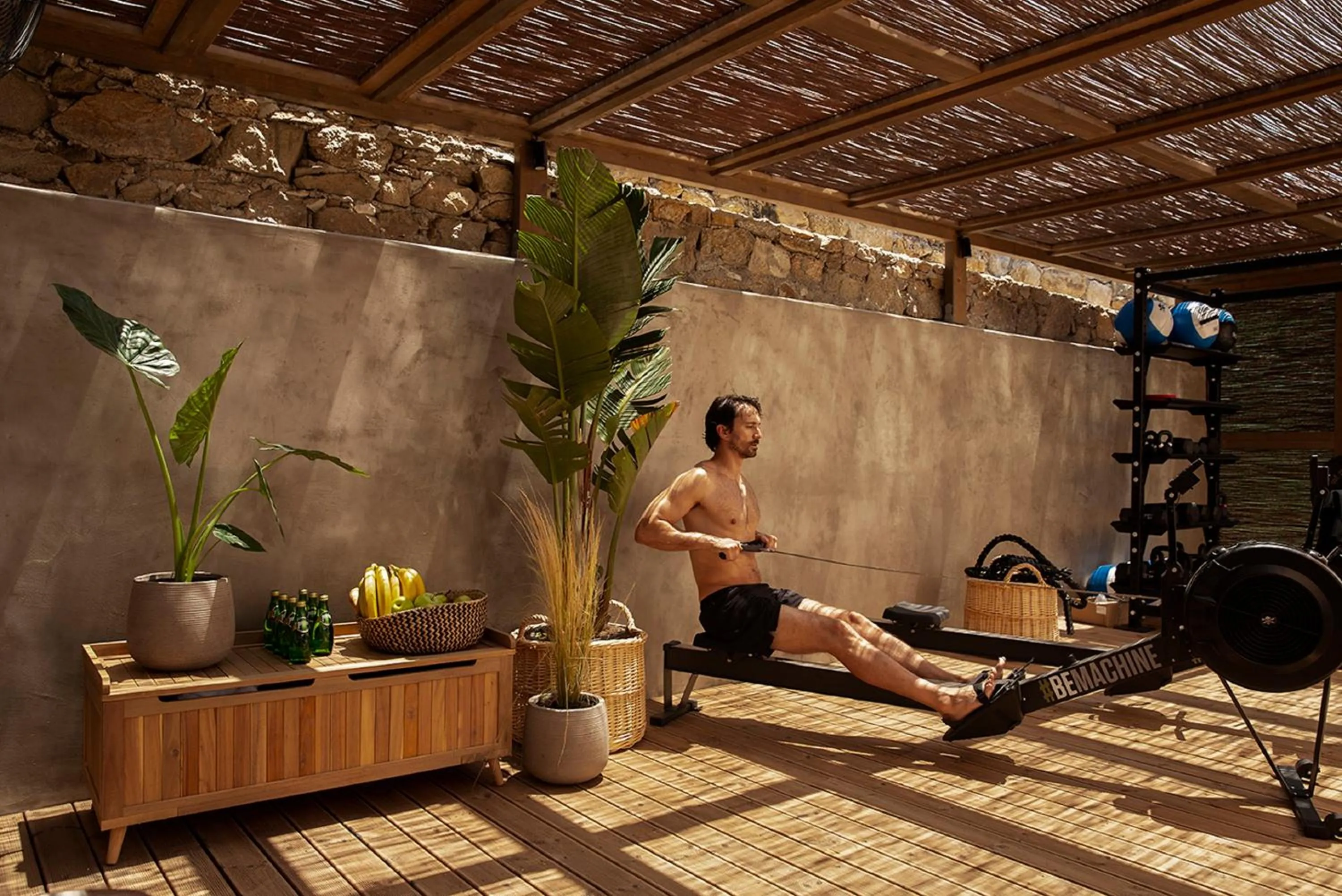 Fitness centre/facilities in Domes Noruz Mykonos