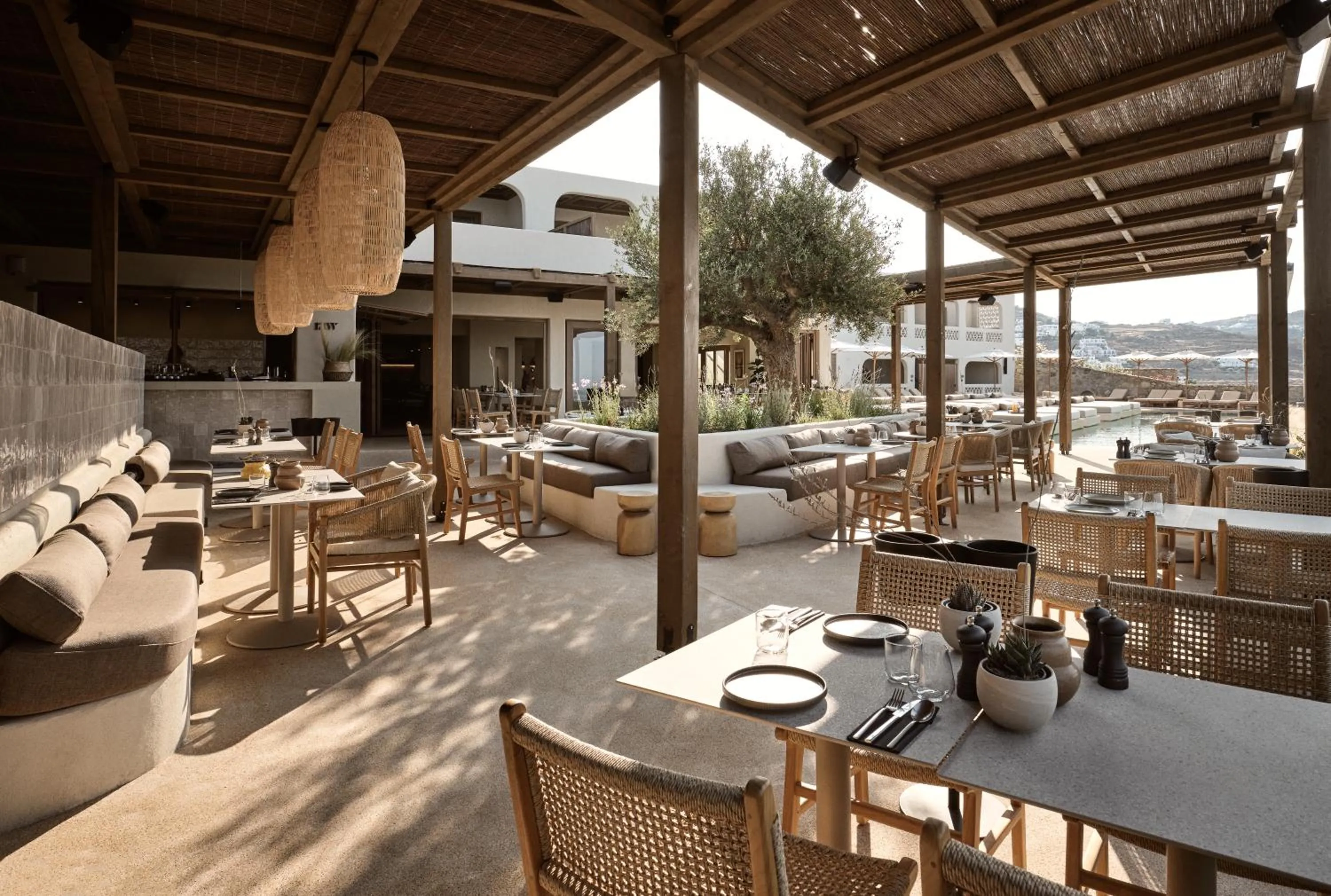 Restaurant/places to eat in Domes Noruz Mykonos