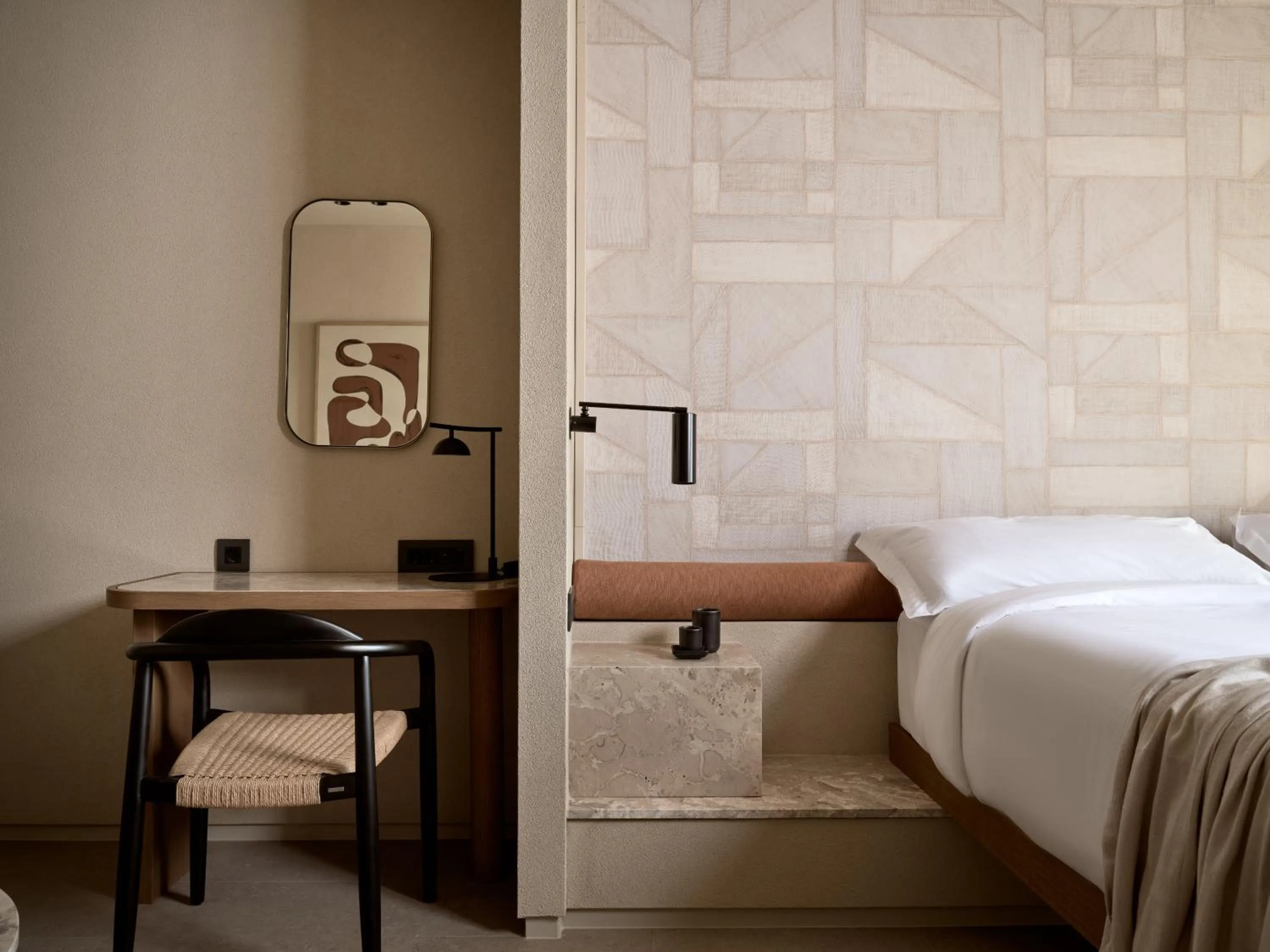 Bed in Domes Noruz Mykonos