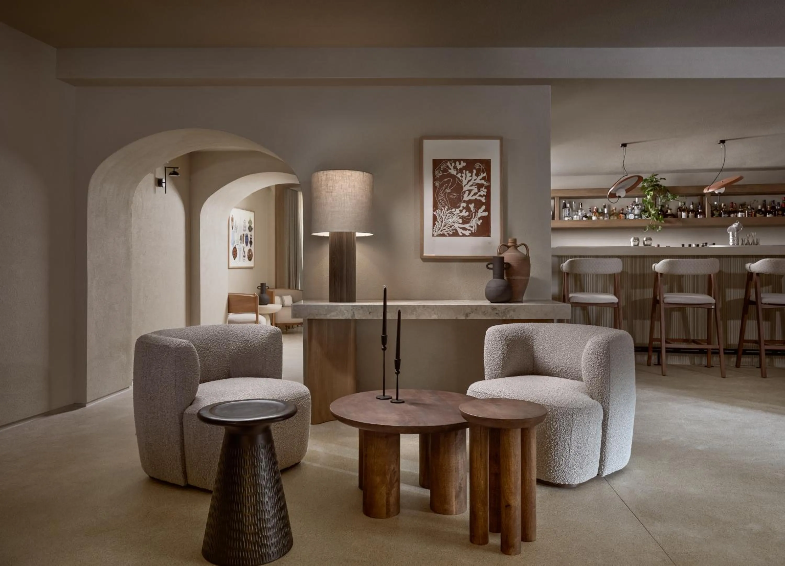 Lobby or reception in Domes Noruz Mykonos